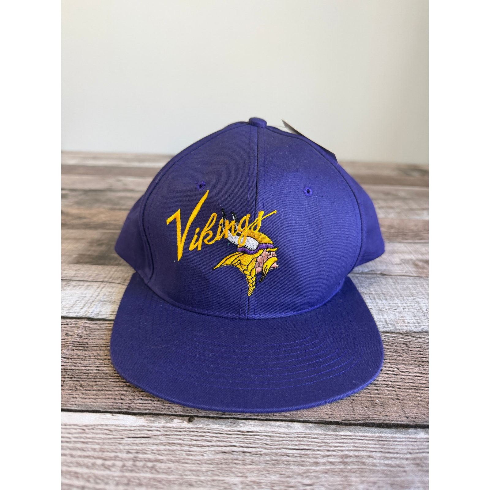 NFL Vintage Minnesota Vikings Snapback Hat - New with Tags Size ONE SIZE - 2 Thumbnail