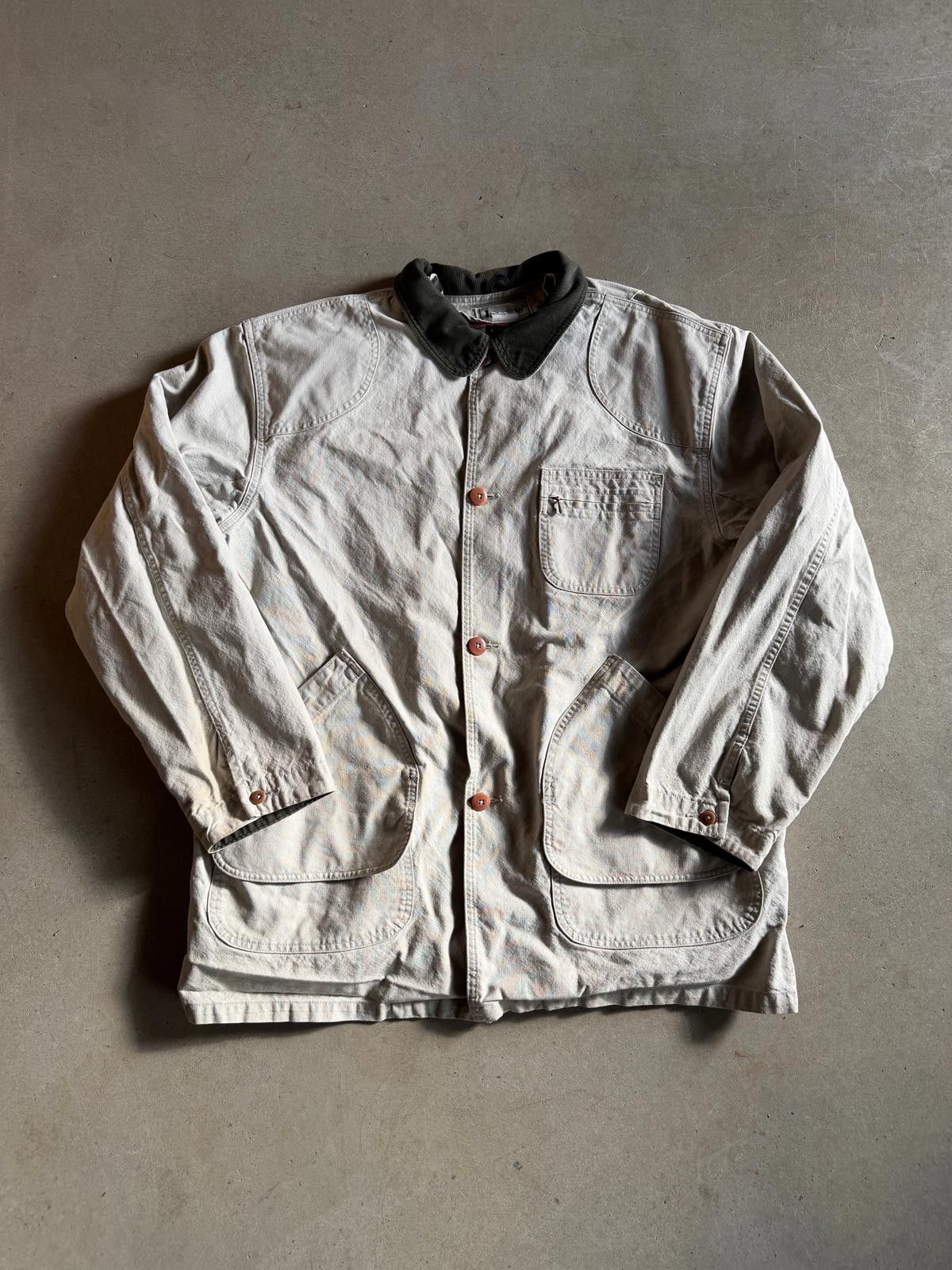 L.L. Bean VTG LL Bean Tan Canvas Trench Jacket Sz XL/2XL Size US XL / EU 56 / 4 - 1 Thumbnail