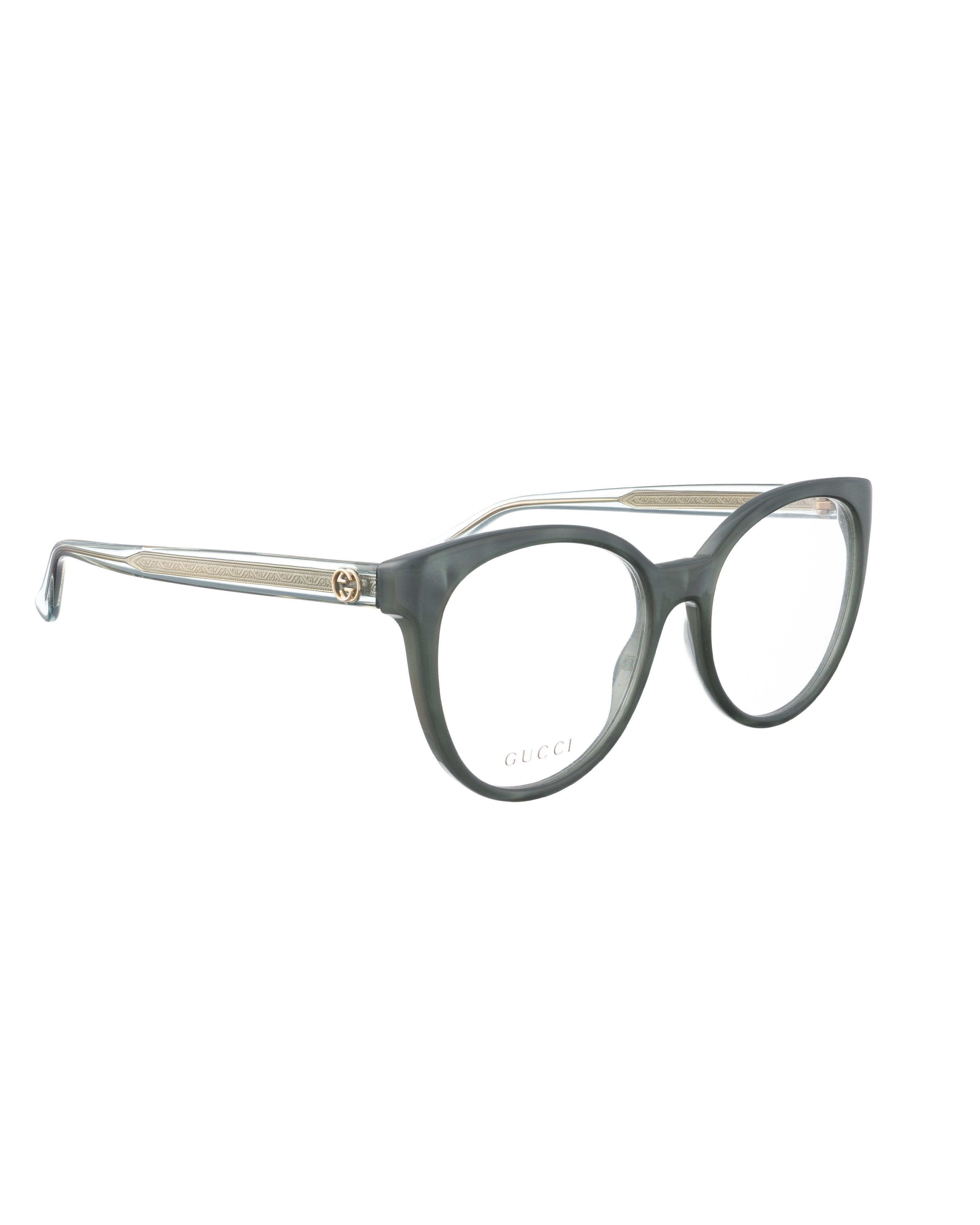 Gucci Gucci 00s Teal Pearl Glasses with Gold Details Size ONE SIZE - 1 Thumbnail