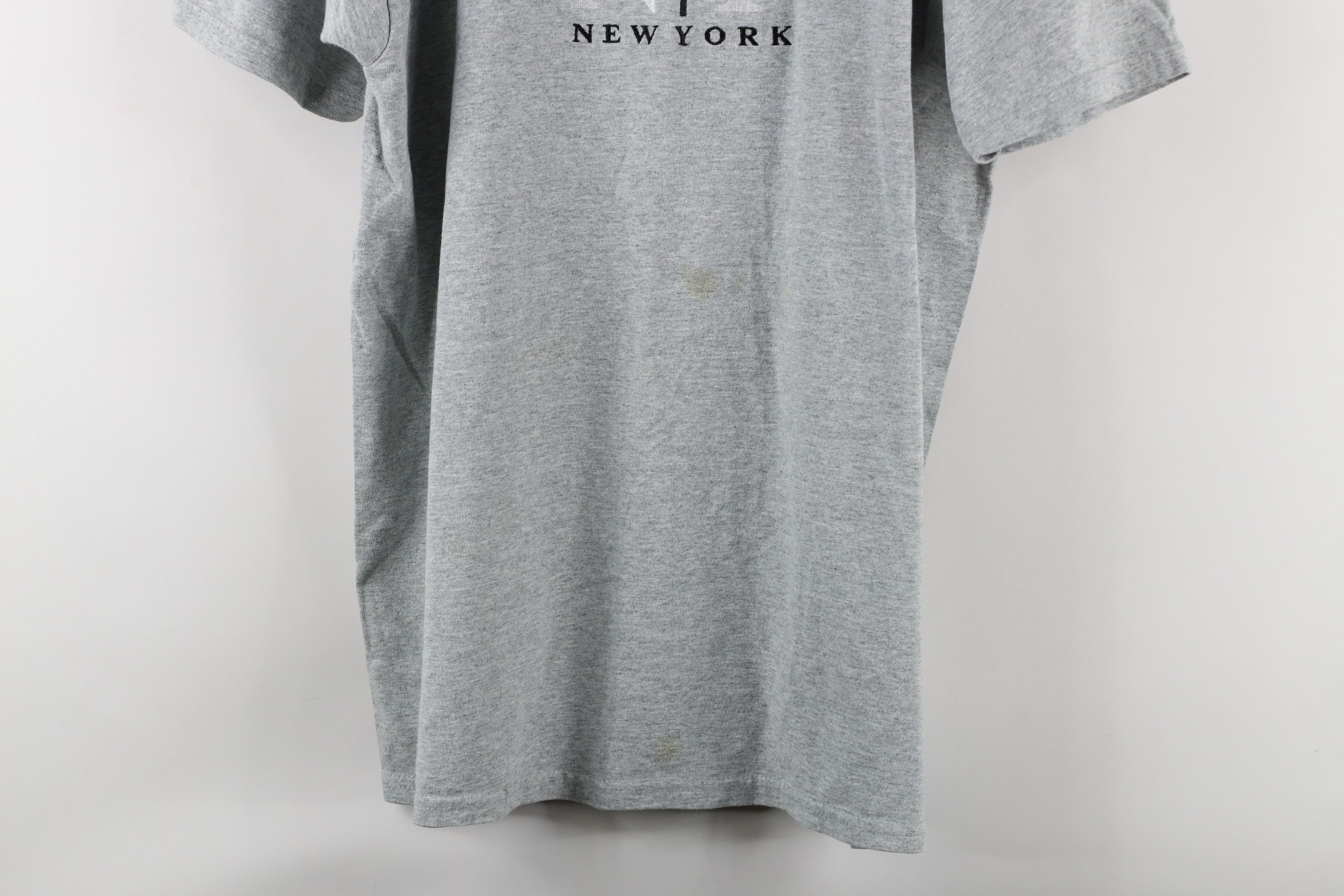 Vintage Vintage 90s Streetwear Out New York T-Shirt Heather Gray Size US XL / EU 56 / 4 - 3 Thumbnail