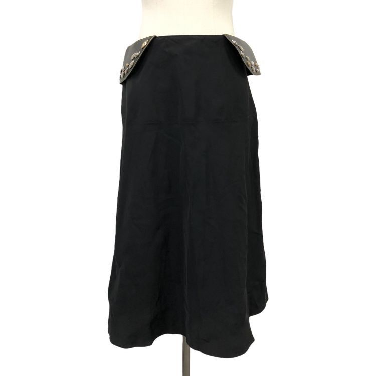 Louis Vuitton Louis Vuitton Studded Waist Midi Skirt Size 38 Size 27" / US 4 / IT 40 - 1 Thumbnail