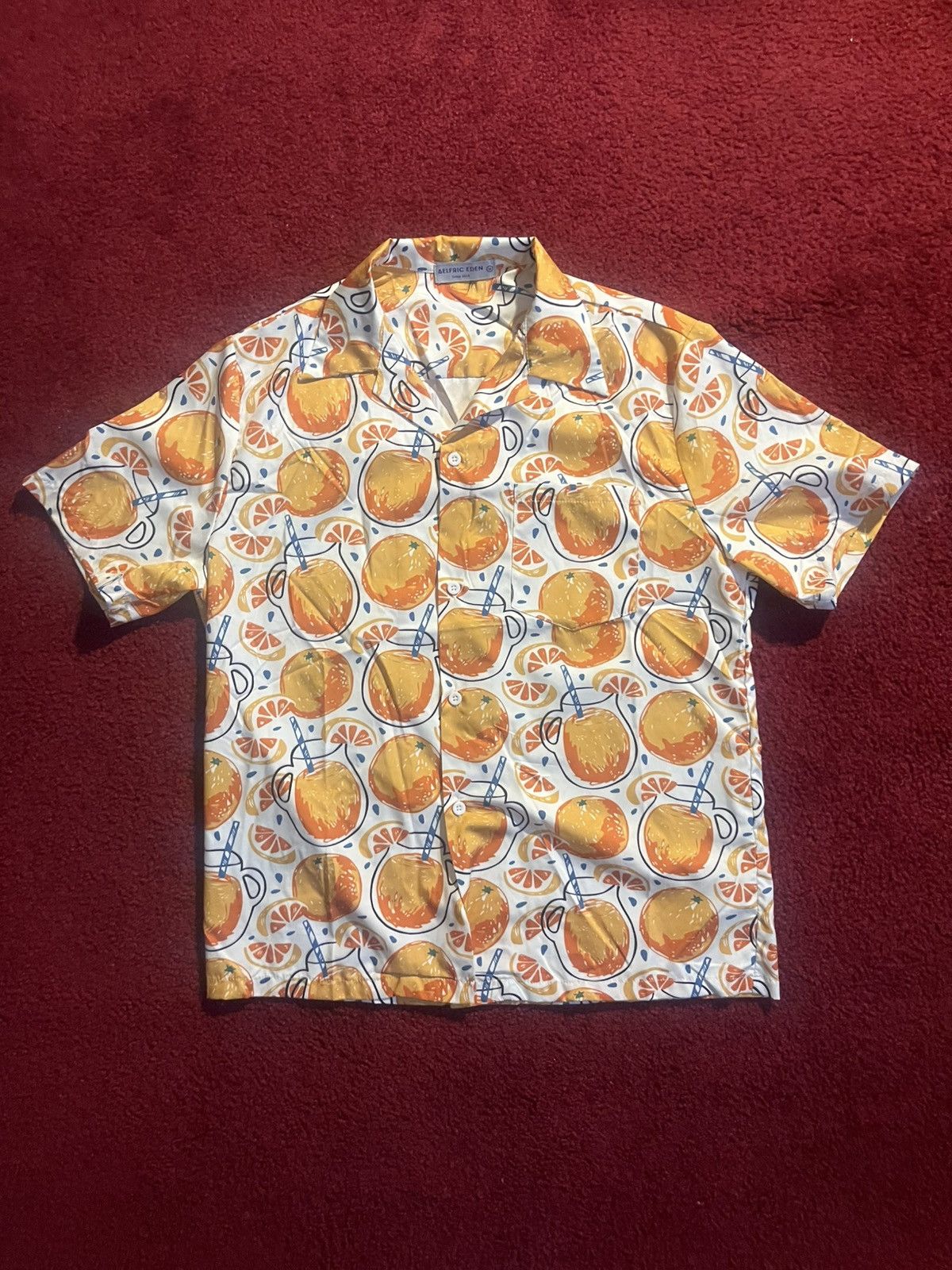 Vintage Tangerine Button Up Size US L / EU 52-54 / 3 - 1 Preview