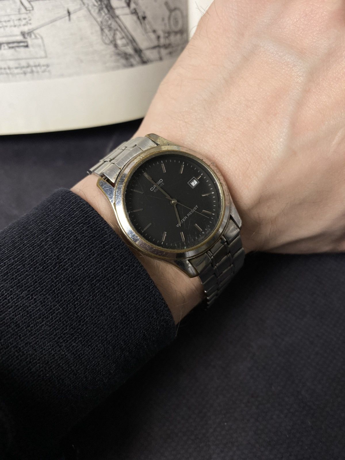 Casio Rare Vintage Casio MTP-1141 Classic Dress Watch - Works! Size ONE SIZE - 2 Thumbnail