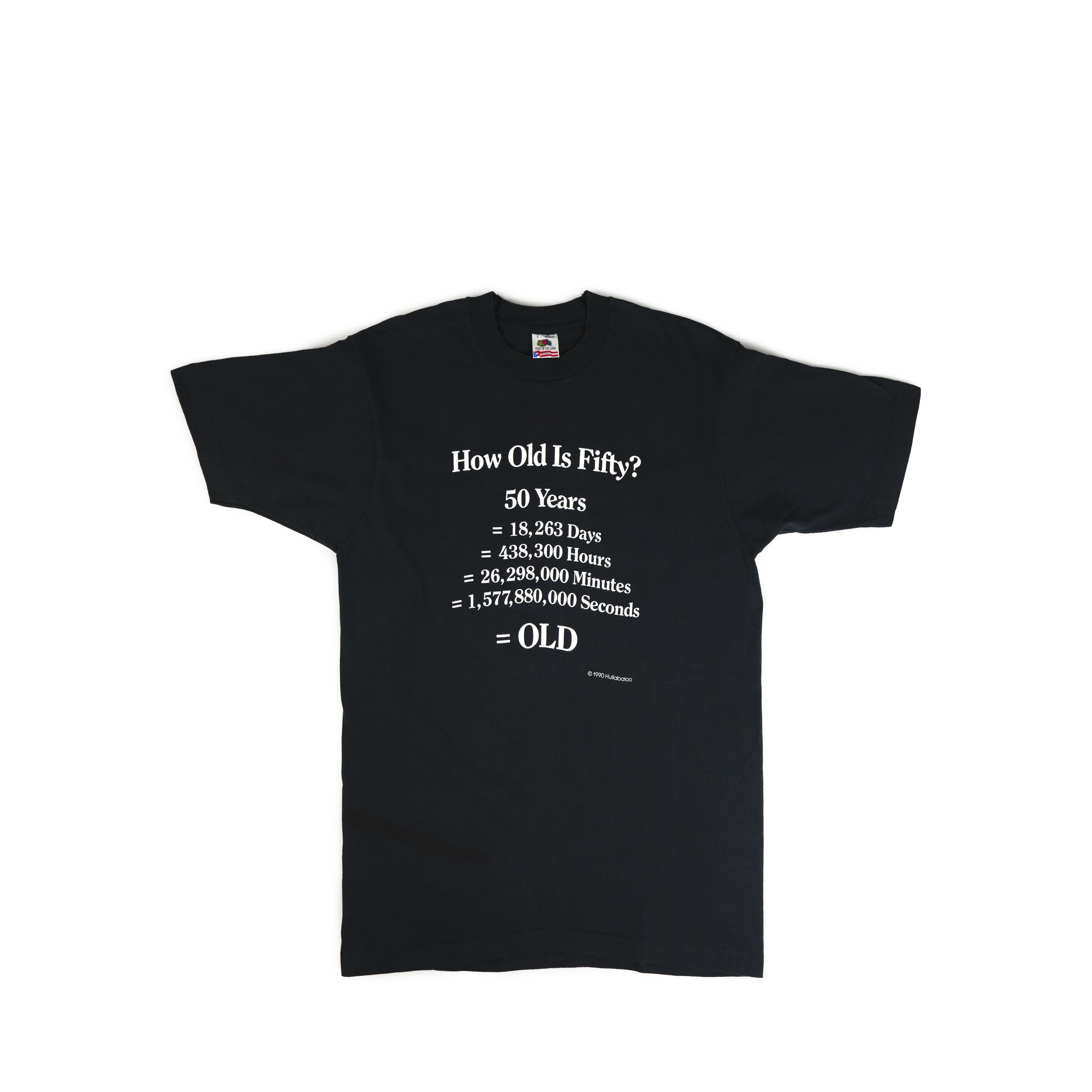 Vintage Vintage 1990's How Old Is 50? Tee Shirt Size US L / EU 52-54 / 3 - 1 Thumbnail
