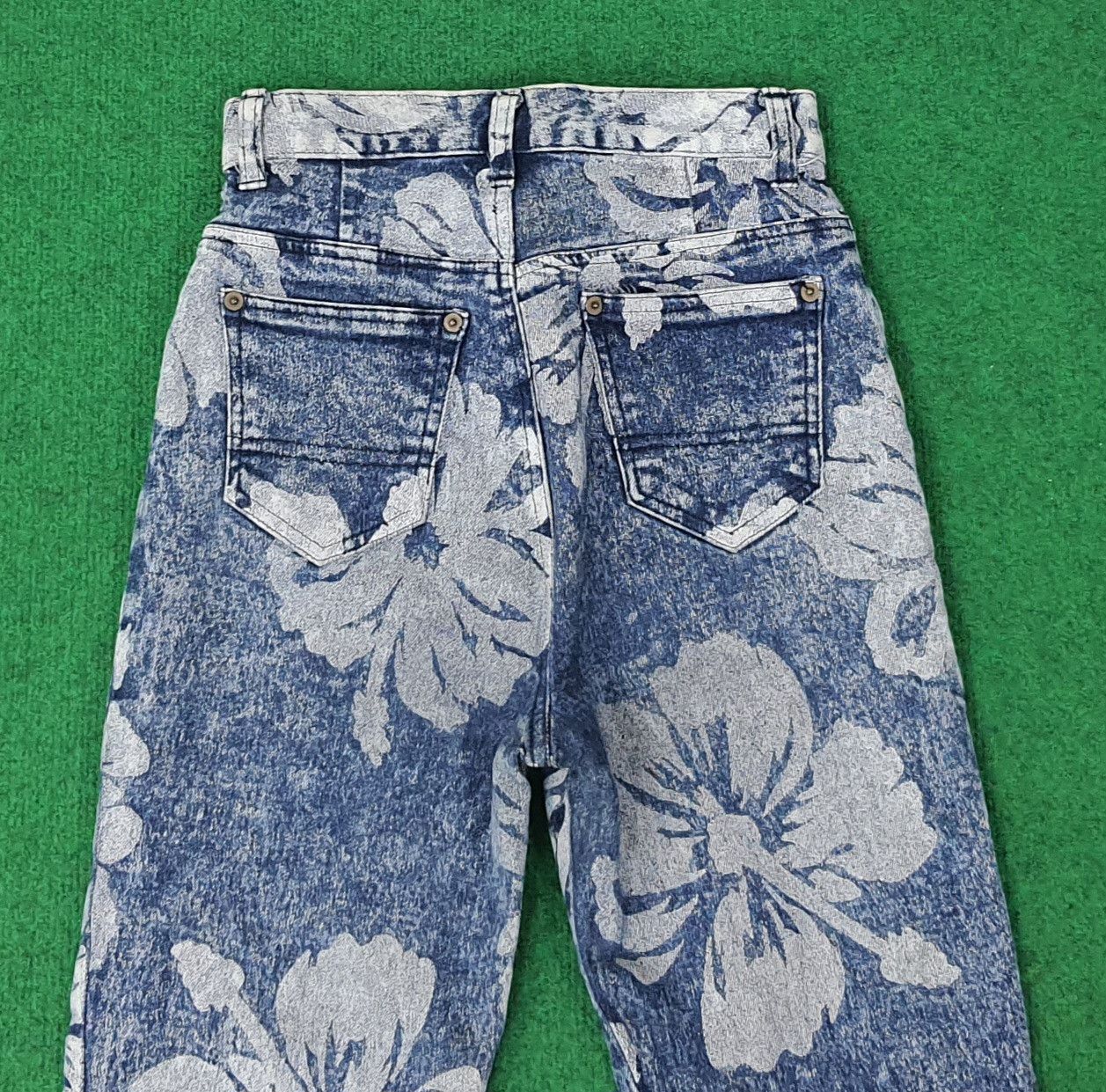 Japanese Brand Vinatge Ryu Sports Full Art Jeans C258N26 Size 23" - 4 Thumbnail