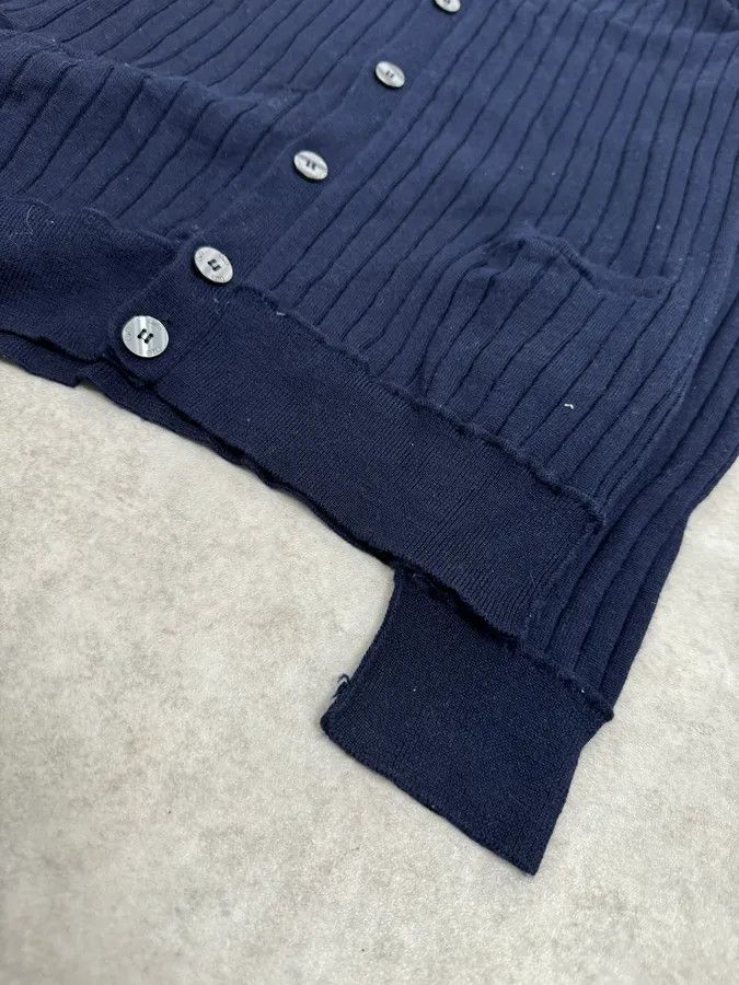 Dolce & Gabbana 2000s Dolce & Gabbana Navy Wool Cardigan Size US M / EU 48-50 / 2 - 6 Thumbnail