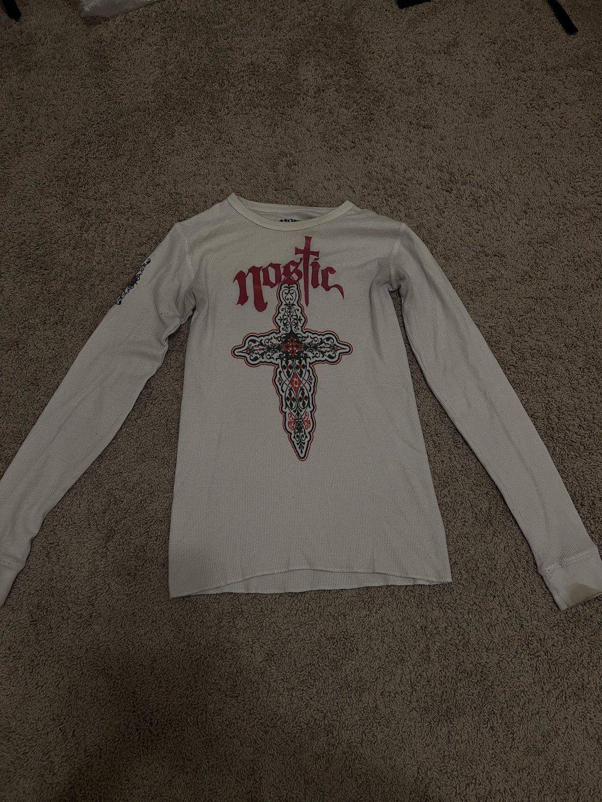 Vintage M Graphic Waffle Tee Size US M / EU 48-50 / 2 - 3 Thumbnail
