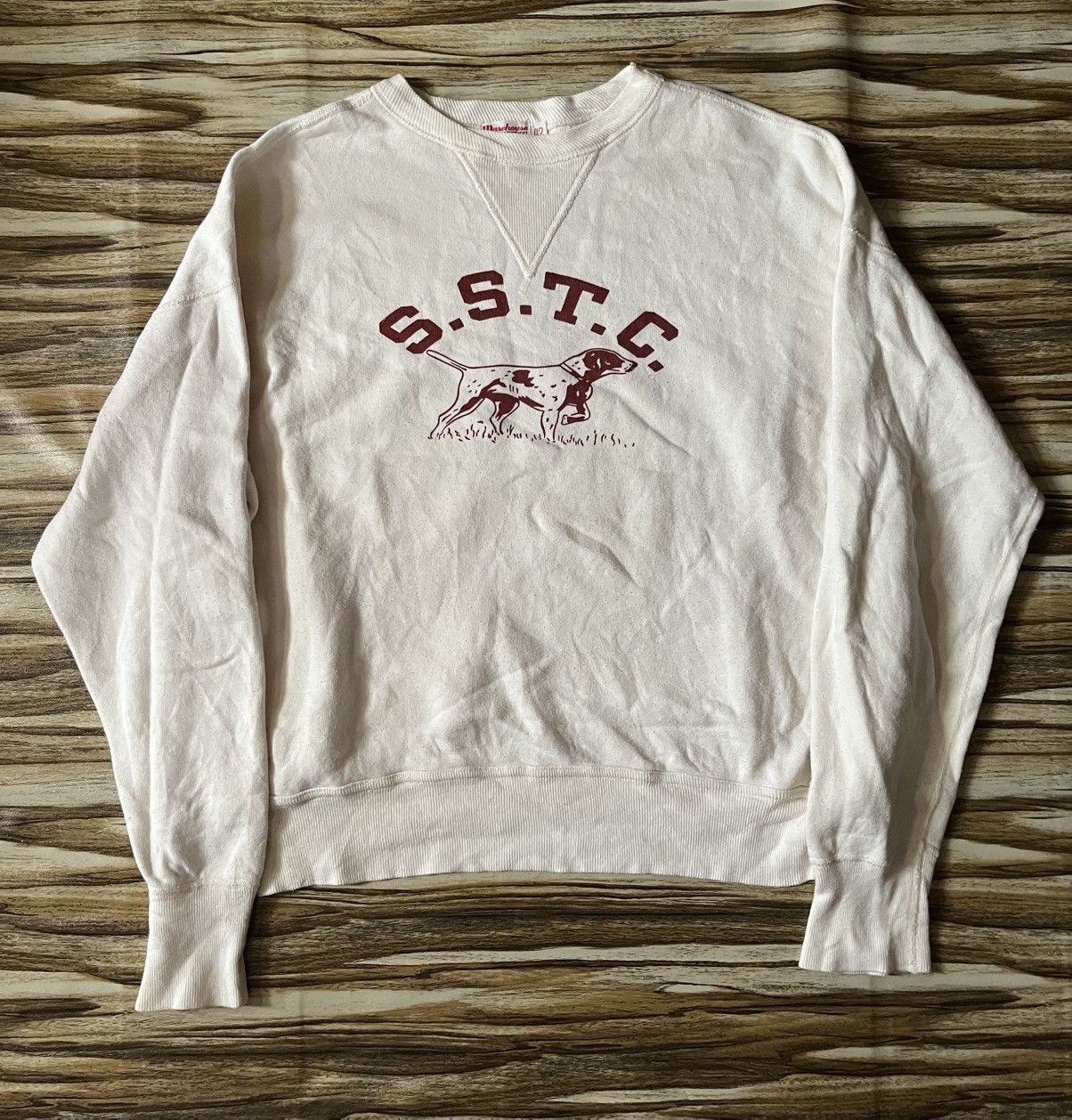 Warehouse & Co. 🇯🇵Vtg Warehouse SSTC Dog Graphic V Collar Boxy Sweatshirt Size US XS / EU 42 / 0 - 1 Thumbnail