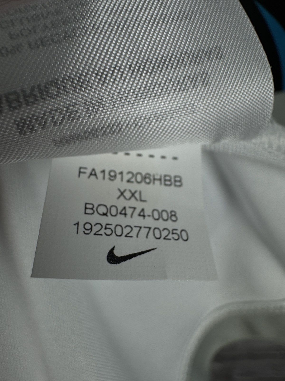 Nike Nike NFL Carolina Panthers Cam Newton #1 Silver Jersey Size US XXL / EU 58 / 5 - 8 Thumbnail