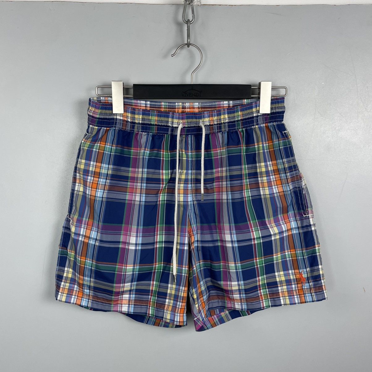 Polo Ralph Lauren Polo Ralph Lauren Swim Trunks Men's Colorful Plaid Mesh szM Size US 34 / EU 50 - 1 Thumbnail