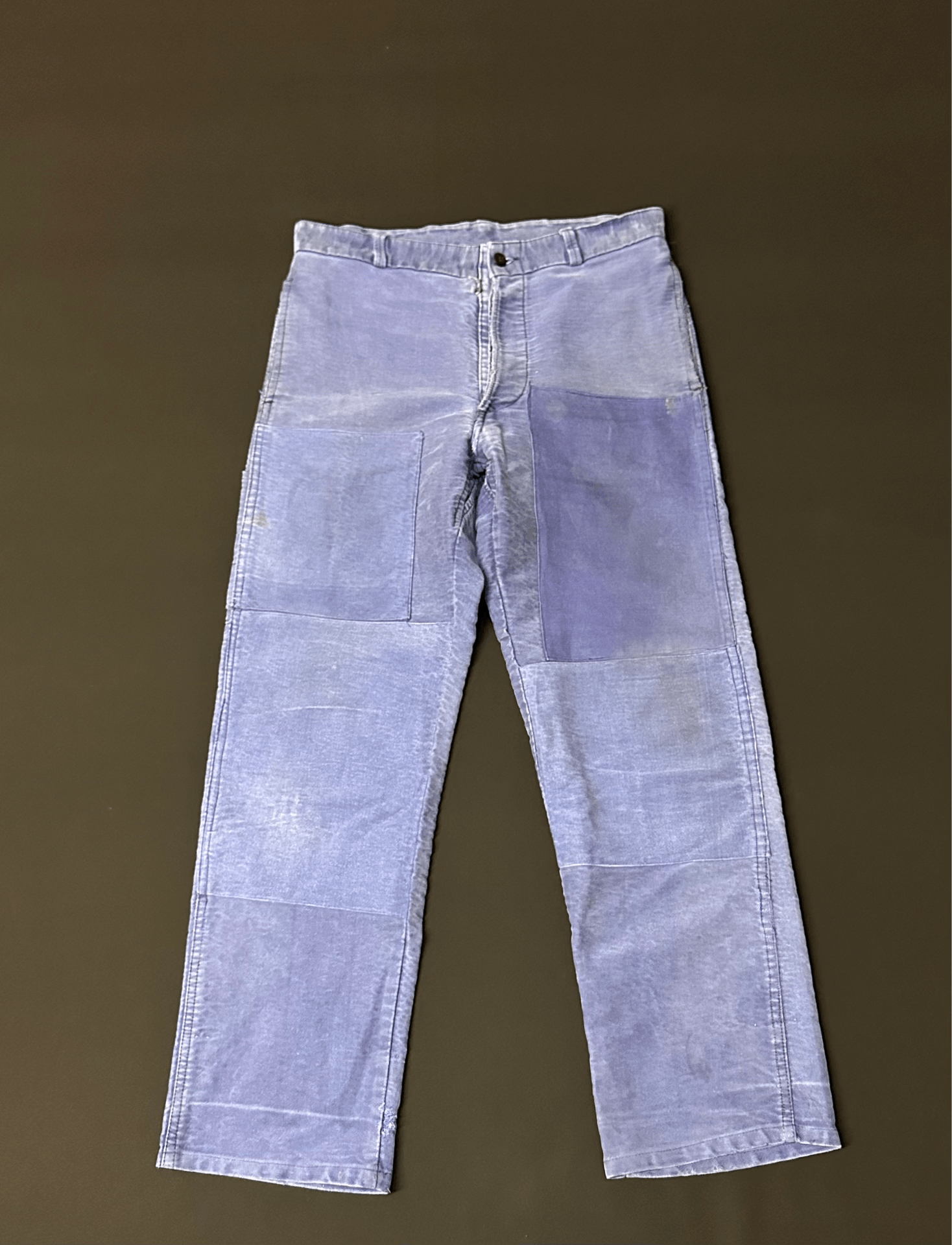 Vintage Vintage Chrome Hearts 50s Moleskin Workwear Pants Size US 31 - 1 Thumbnail