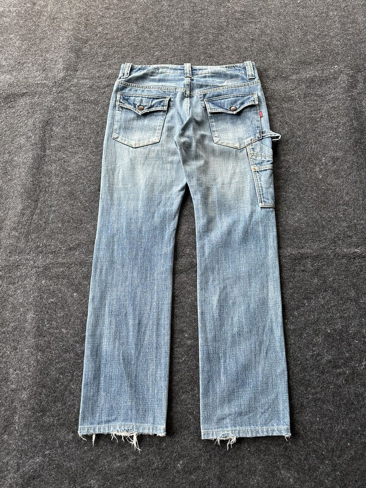 Beauty Beast × If Six Was Nine × Vintage Vintage Bartack Bushpant Faded Washed Denim D442 Size US 30 / EU 46 - 4 Thumbnail