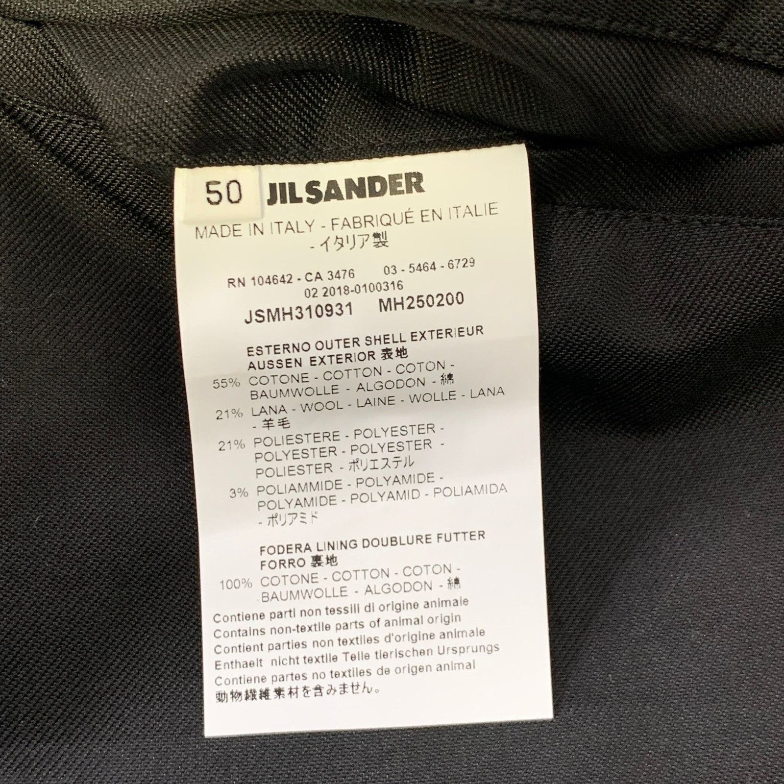 Jil Sander Size 34 Black Cotton Blend Side Strap Casual Pants Size US 34 / EU 50 - 5 Thumbnail