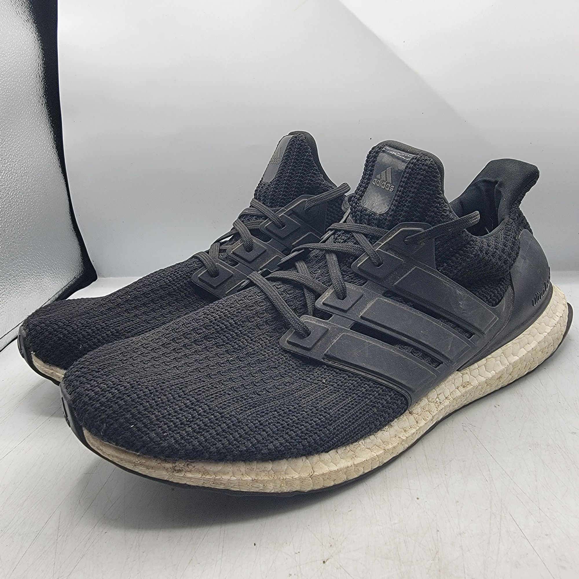 Adidas Adidas Ultraboost 4.0 Mens 14 DNA Black White Running Casual Size US 14 / EU 47 - 4 Thumbnail