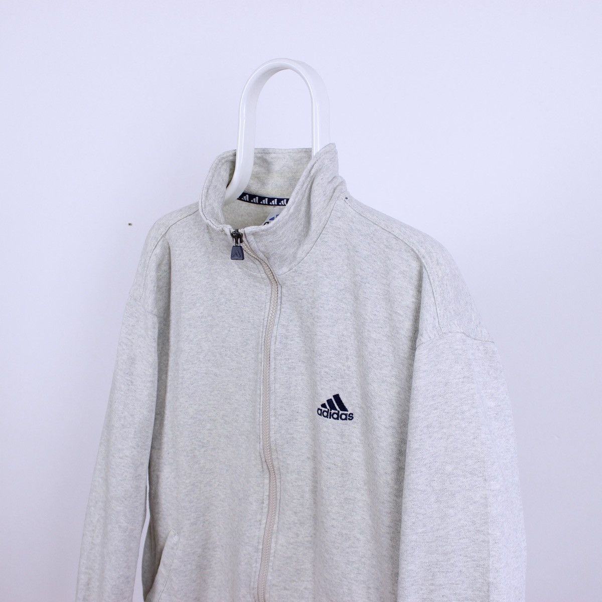 Adidas Vintage Adidas Zip Sweatshirt Size US L / EU 52-54 / 3 - 1 Thumbnail