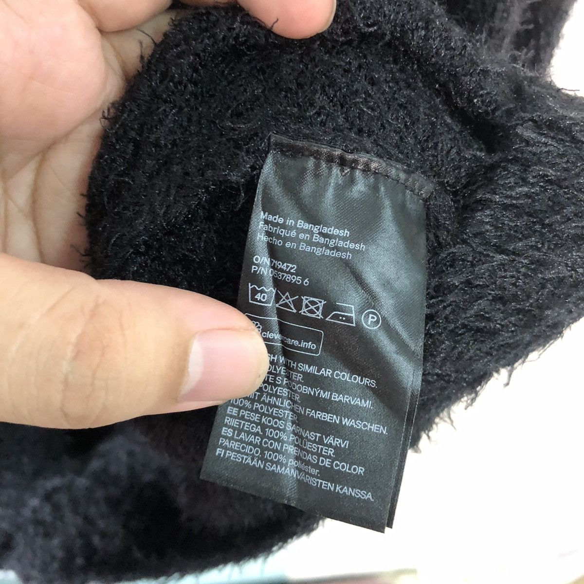 Divided × H&M × Homespun Knitwear Vintage Divided Mohair Knitwear H&M Black #914 Size S / US 4 / IT 40 - 10 Thumbnail