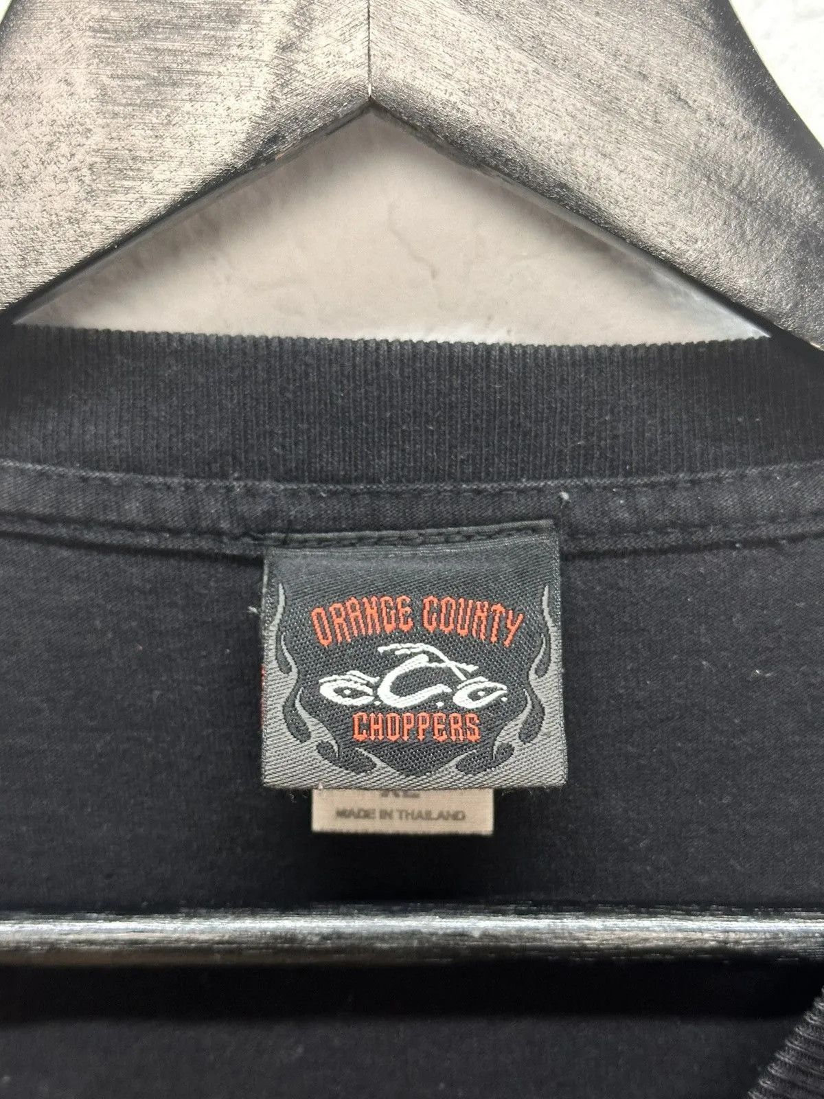 Harley Davidson Vintage West Choppers Black T-shirt Made USA Faded Y2K Size US XL / EU 56 / 4 - 8 Thumbnail