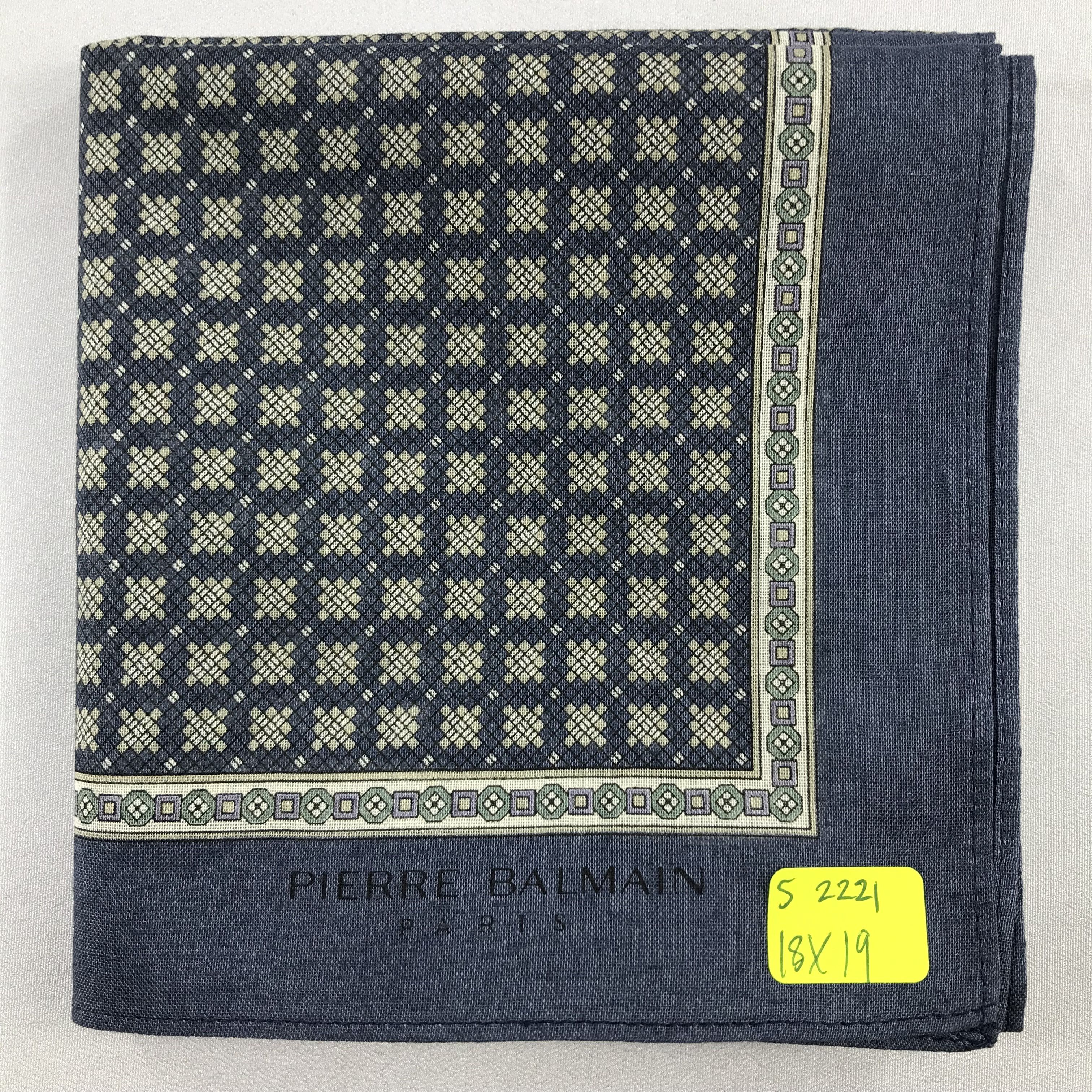 Pierre Balmain × Vintage Pierre Balmain Bandana / Handkerchief / Neckerchief - S2221 Size ONE SIZE - 5 Thumbnail