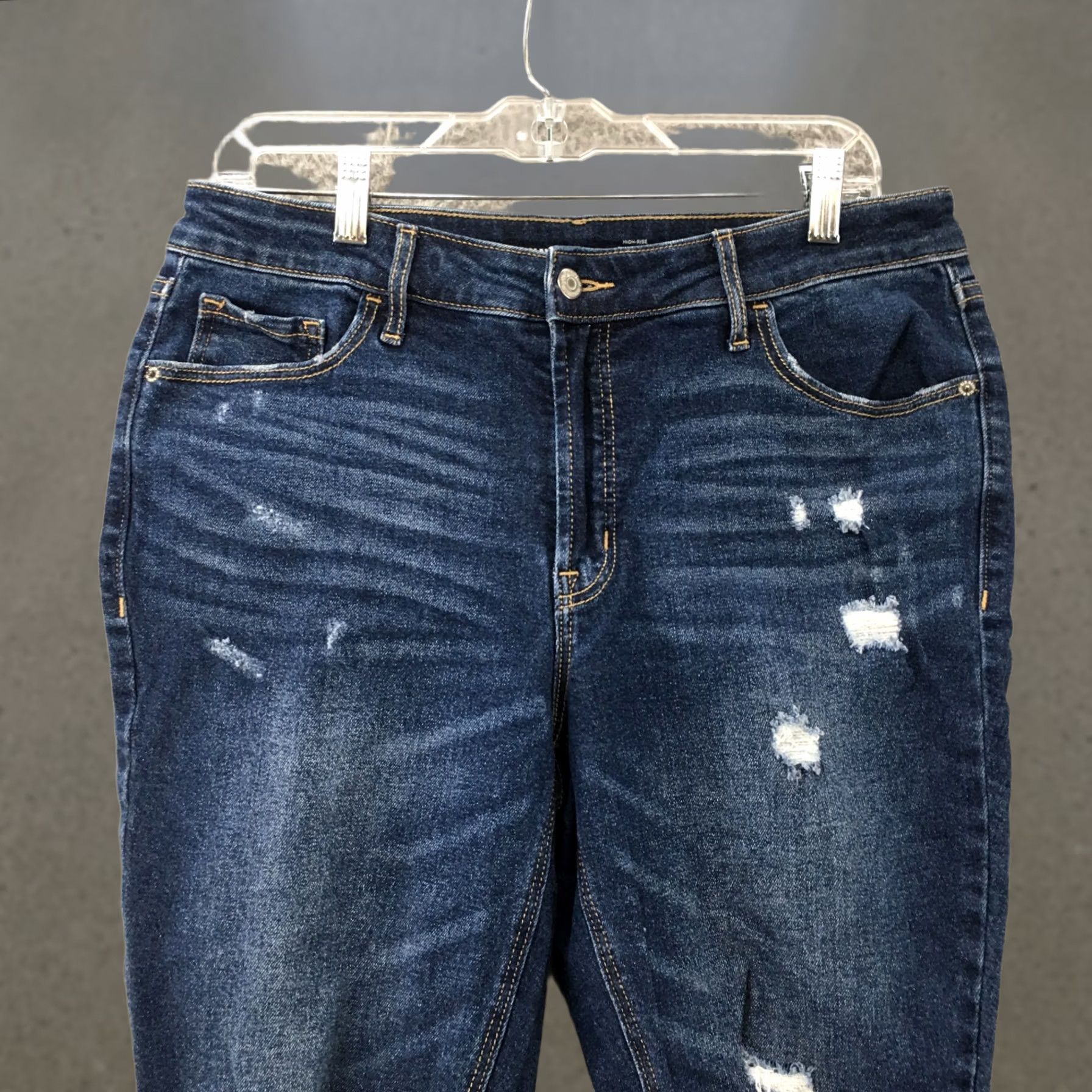 Old Navy Old Navy Jeans Womens 12 Blue Denim High Rise Rockstar Super Skinny Jeans Mens? Size 34" / US 12 / IT 48 - 1 Thumbnail