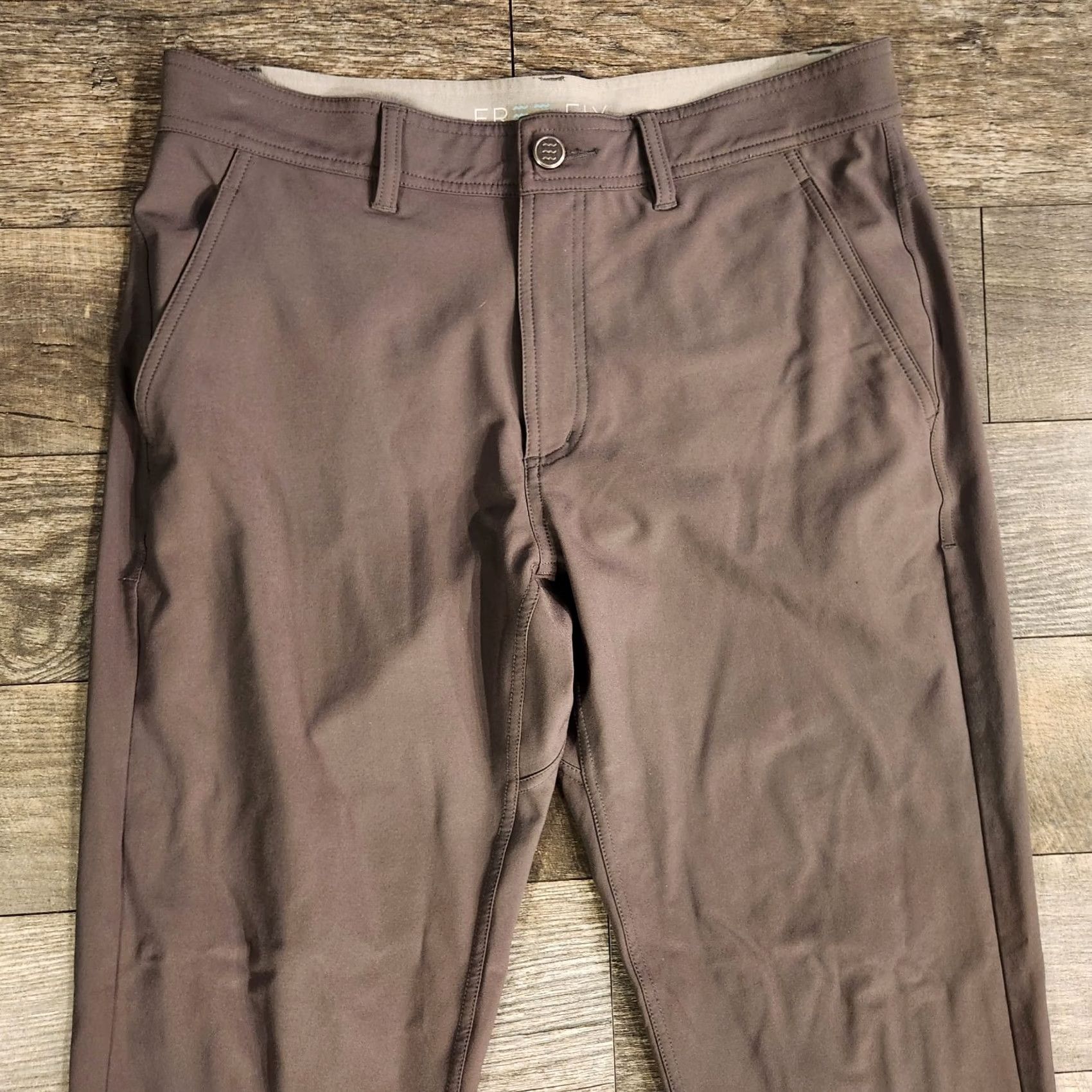 Vintage Free Fly Tradewind Pants Men 32x32 Gray Performance Stretch Golf Size US 32 / EU 48 - 3 Thumbnail