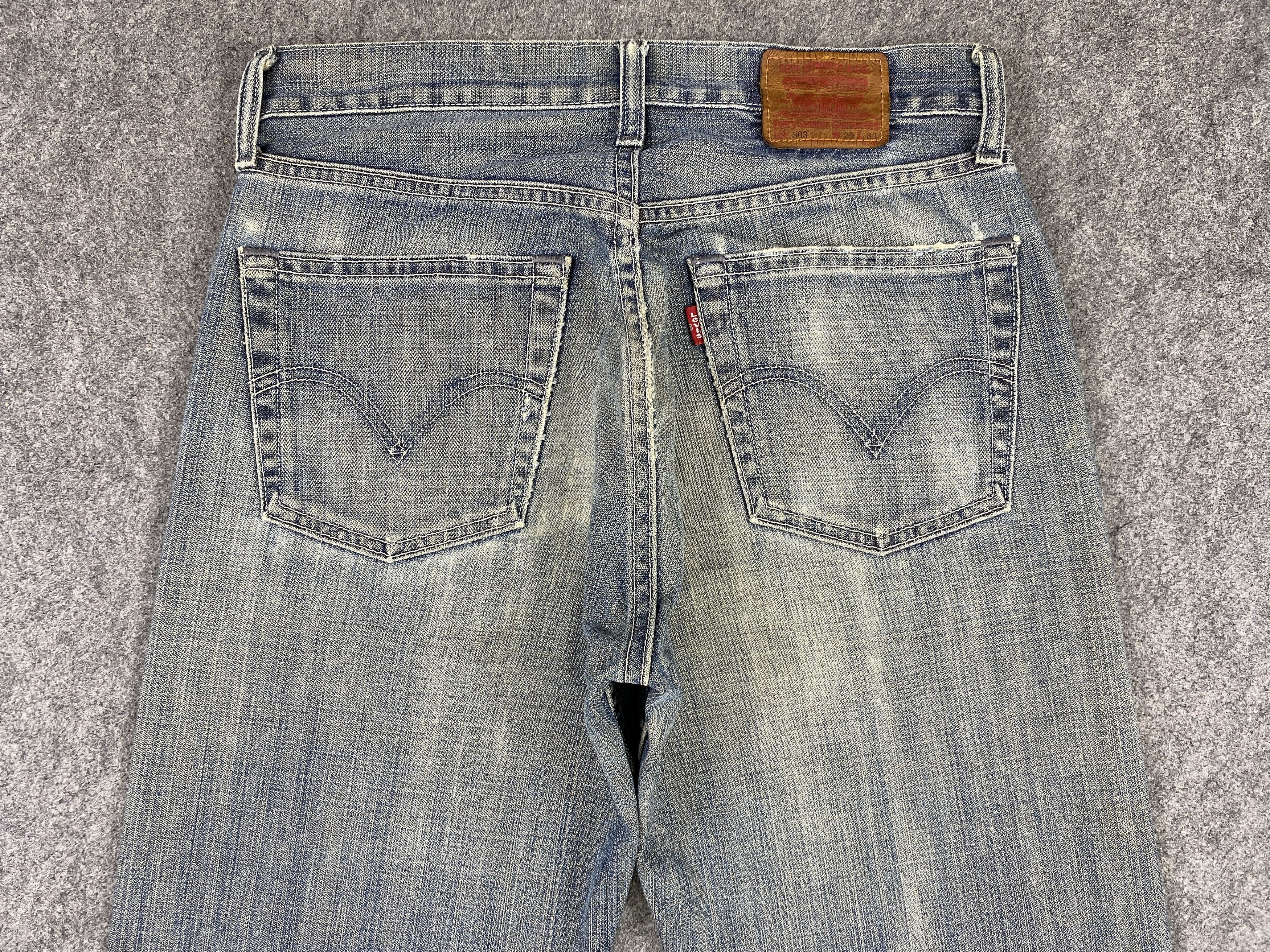 Levi's Faded Blue Vintage Levi's 503 Jeans 29x33 Denim -JN1989 Size US 29 - 4 Thumbnail