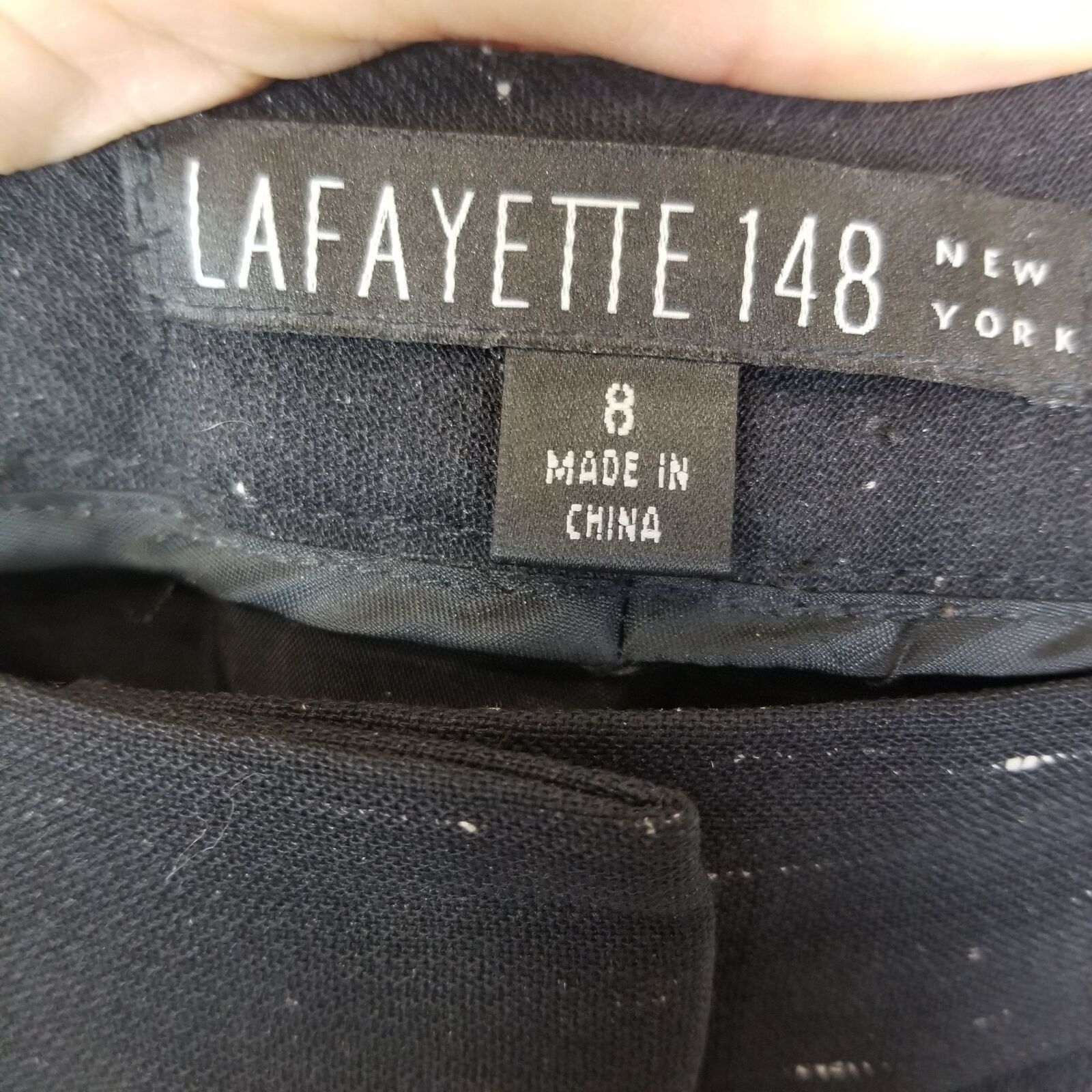 Lafayette 148 Lafayetter 148 Womens Wool Silk Trouser Pants 8 Quiet Luxury Size 30" / US 8 / IT 44 - 5 Thumbnail