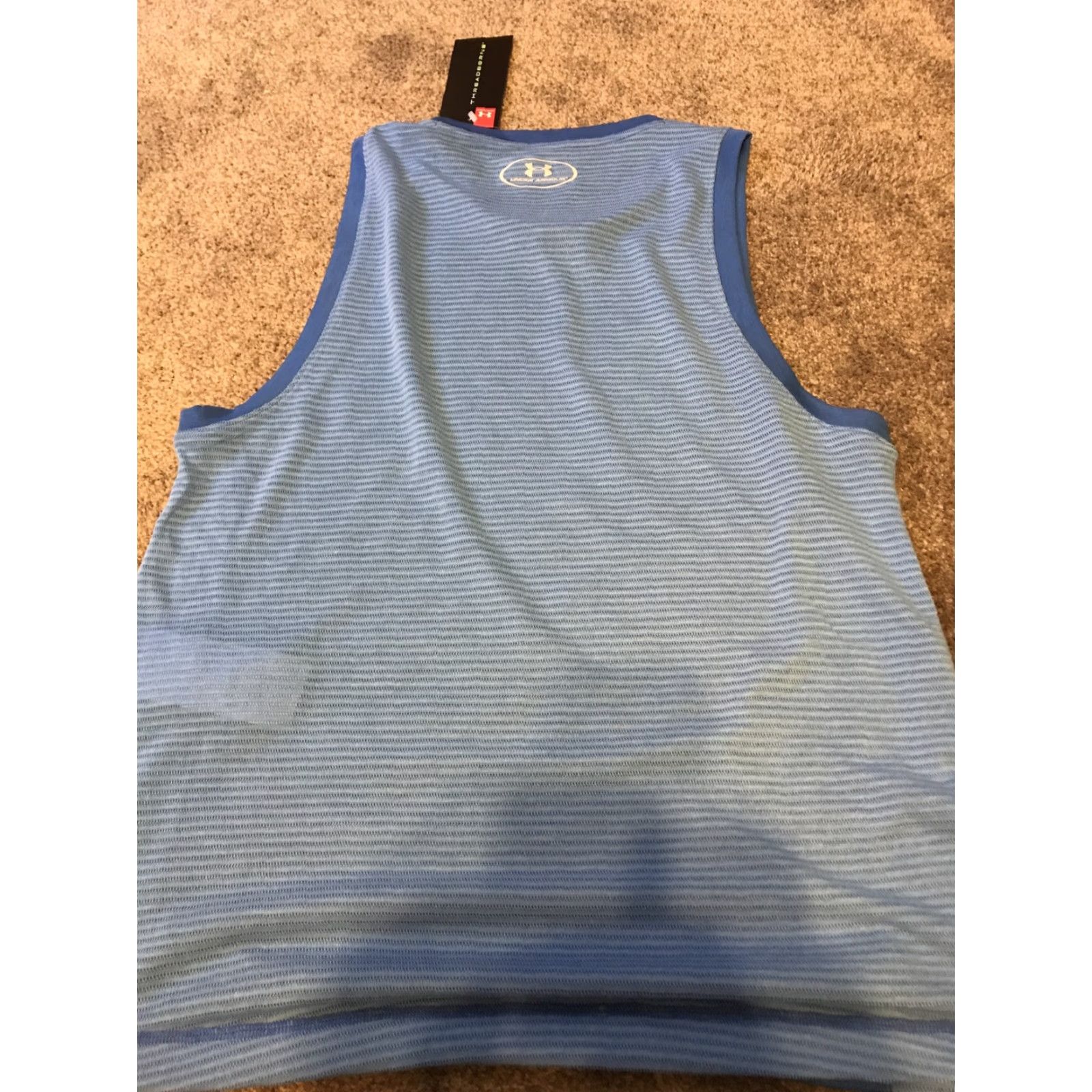 Under Armour VINTAGE UNDER ARMOUR? Wait: No vintage. Under Armour Tank Threadborne Women M Blue NWT Shirt? Size ONE SIZE - 5 Thumbnail