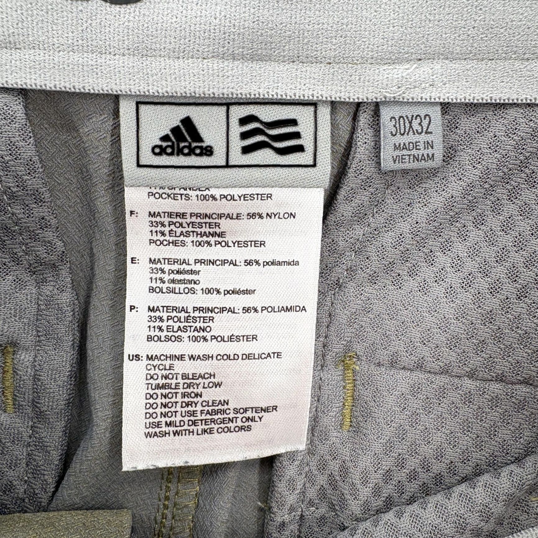 Adidas Adidas Ultimate 365 Twill Crosshatch Golf Pants Mens 30x32 Green Performance Size US 30 / EU 46 - 4 Thumbnail