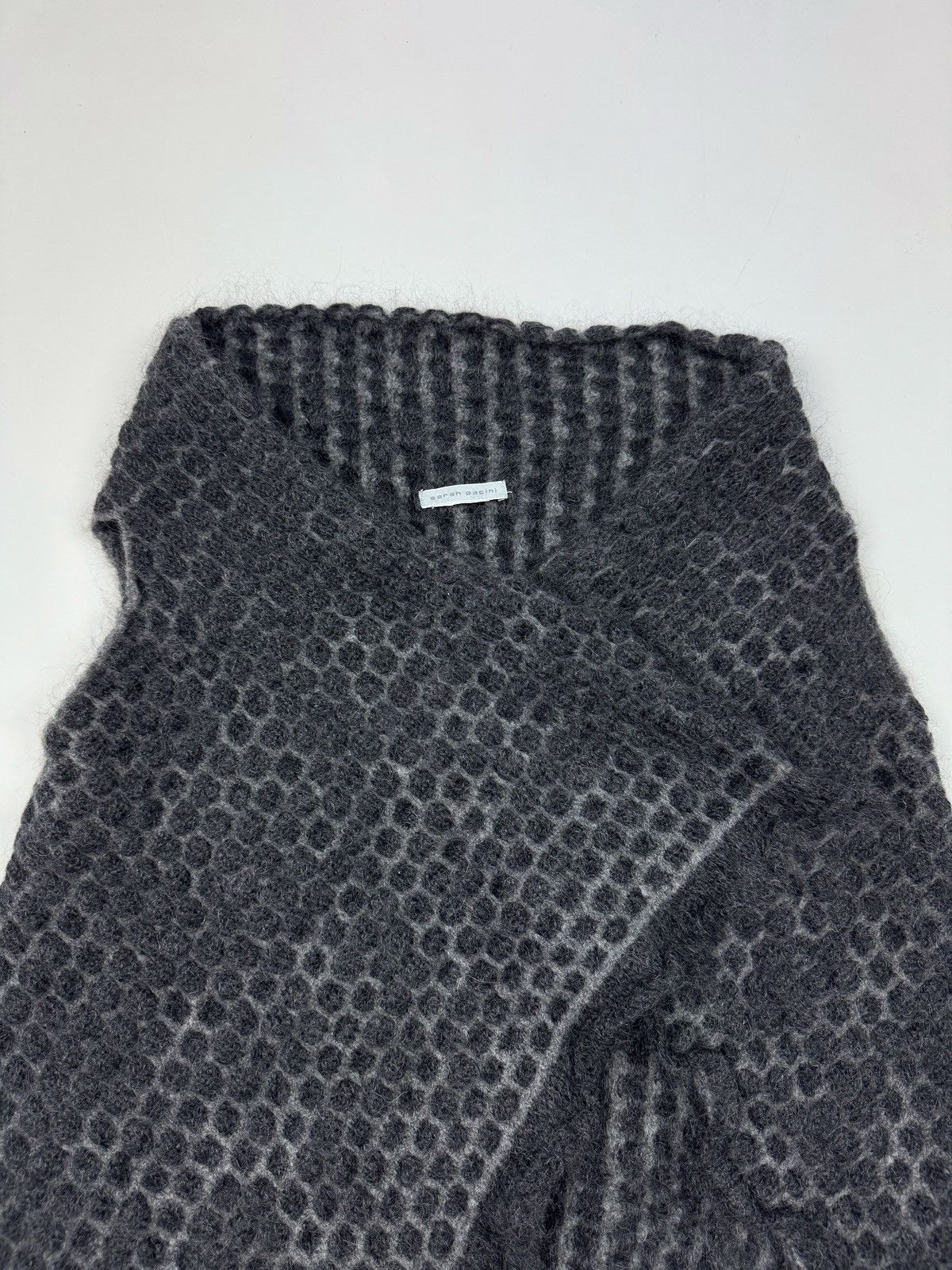 Sarah Pacini Sarah Pacini Ruched Wool Knit Vest Size M / US 6-8 / IT 42-44 - 10 Thumbnail