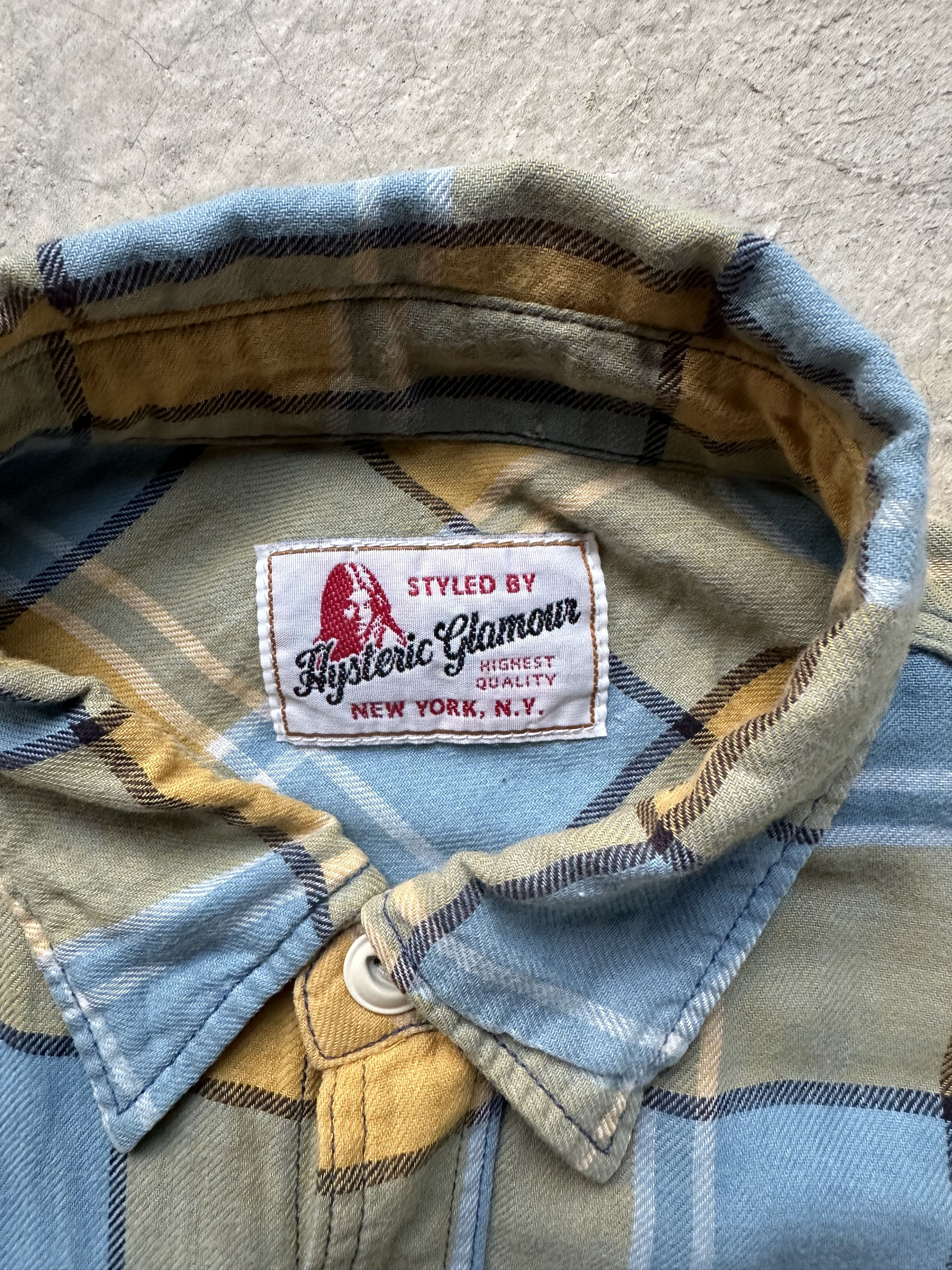 Hysteric Glamour Hysteric Glamour Gusset Tartan Plaid Long Sleeve Shirt Size US S / EU 44-46 / 1 - 5 Thumbnail