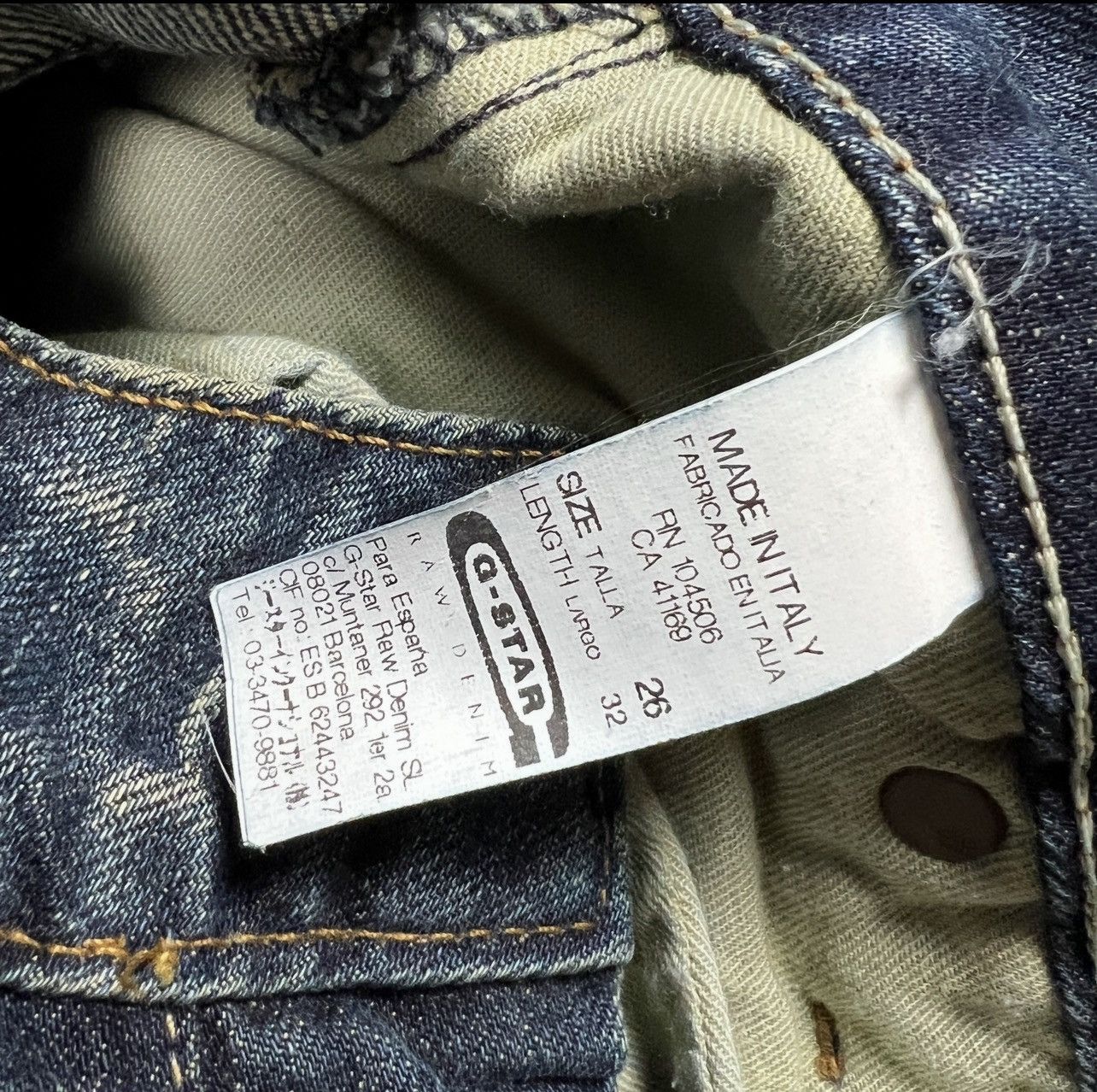 G-Star Vintage Diesel Y2K Bootcut Jeans Distressed Blue Denim Size 26" / US 2 / IT 38 - 4 Thumbnail
