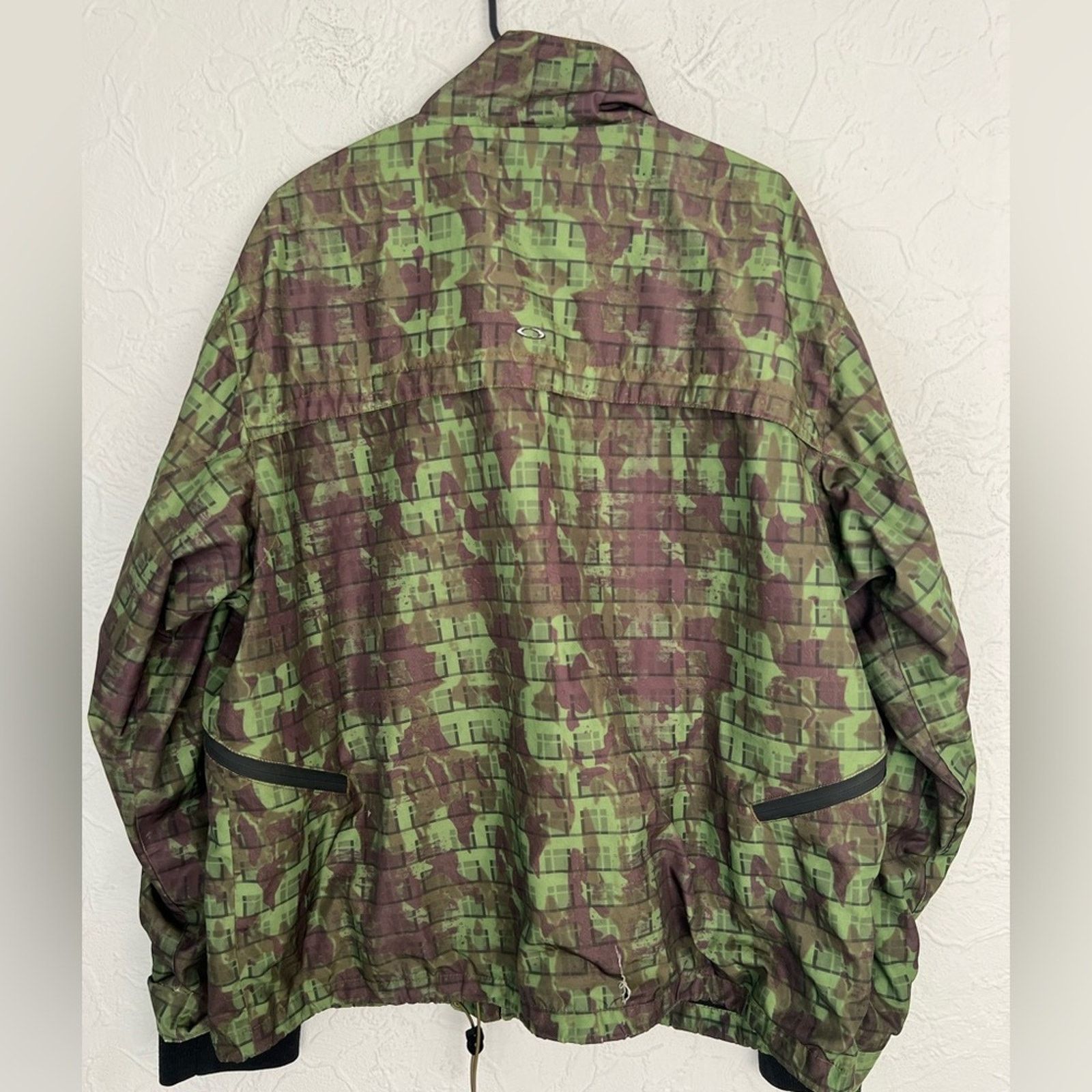 Oakley Vintage Y2K Oakley Camo Software Technical Polyester Green Size US XL / EU 56 / 4 - 2 Thumbnail