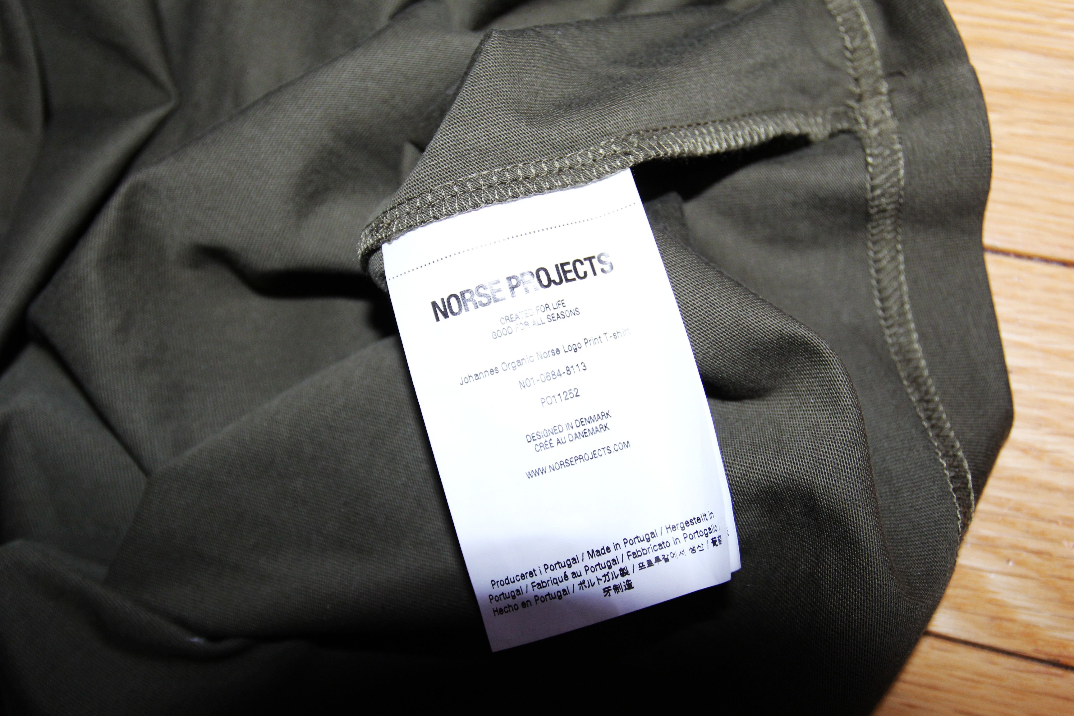 Norse Projects BNWT AW25 NORSE PROJECTS JOHANNES LOGO PRINT TSHIRT XL Size US XL / EU 56 / 4 - 9 Thumbnail
