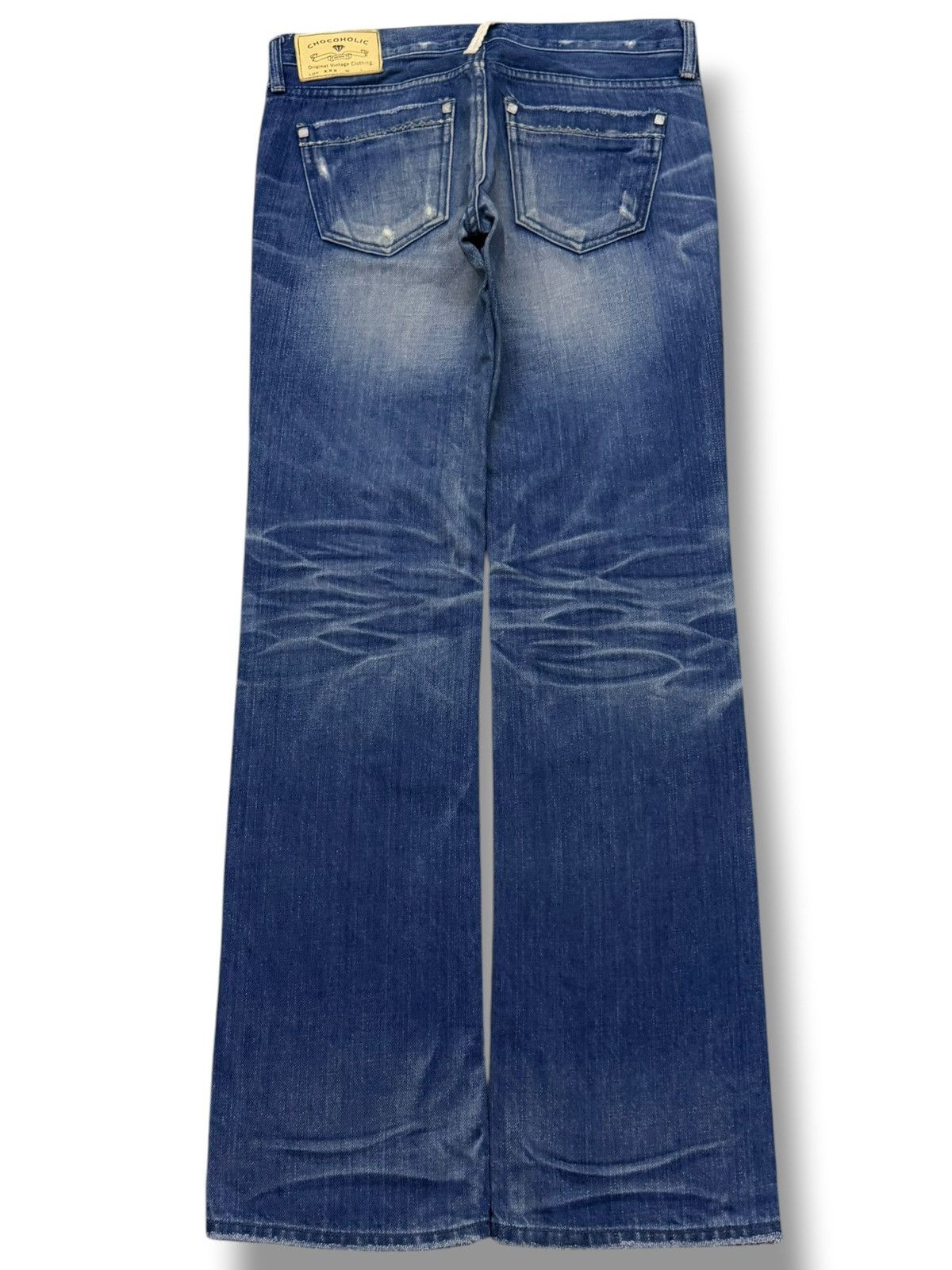 Japanese Brand Vintage CHOCOHOLIC Japanese Denim Jeans | Slim Bootcut | W29 Size 29" - 3 Thumbnail