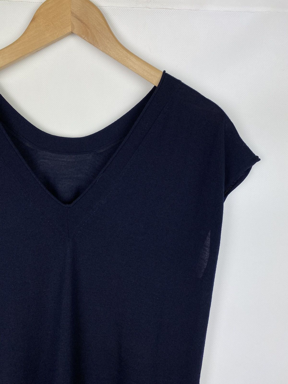 Miu Miu Miu Miu ladies sleeveless v-neck tunic dress size 42 Navy Size M / US 6-8 / IT 42-44 - 4 Thumbnail