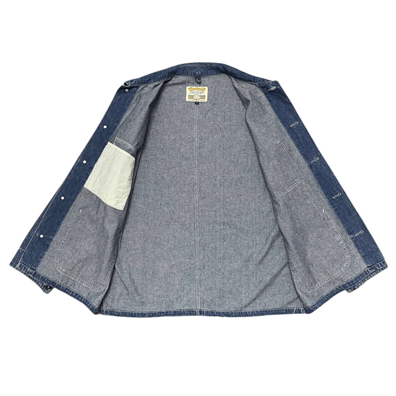Japanese Brand Vintage Machope Chore Work Denim Jacket Size US M / EU 48-50 / 2 - 6 Thumbnail