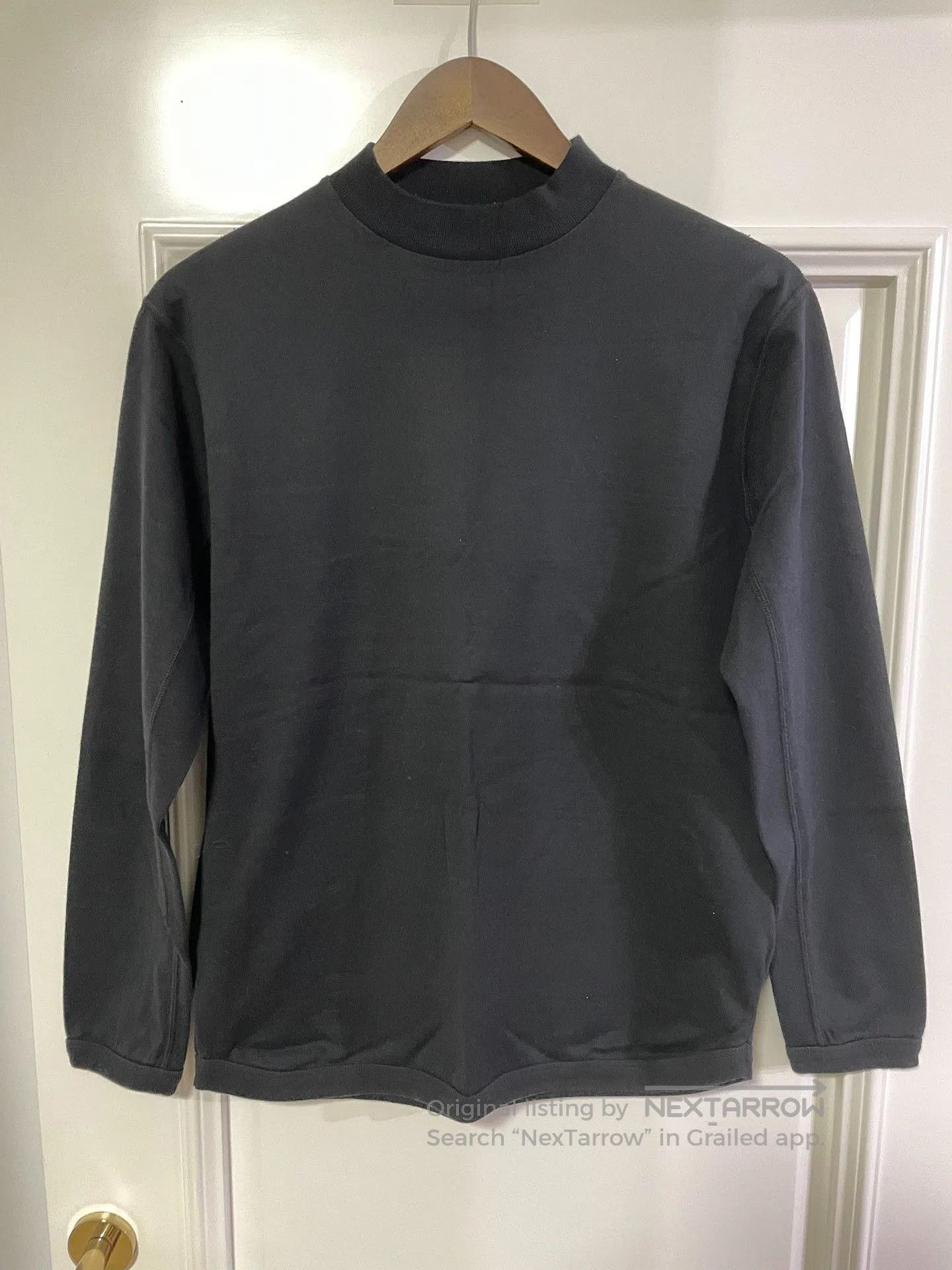 Full Count & Co. Fullcount Mock Neck Long-Sleeve T-Shirt. Size US M / EU 48-50 / 2 - 1 Thumbnail