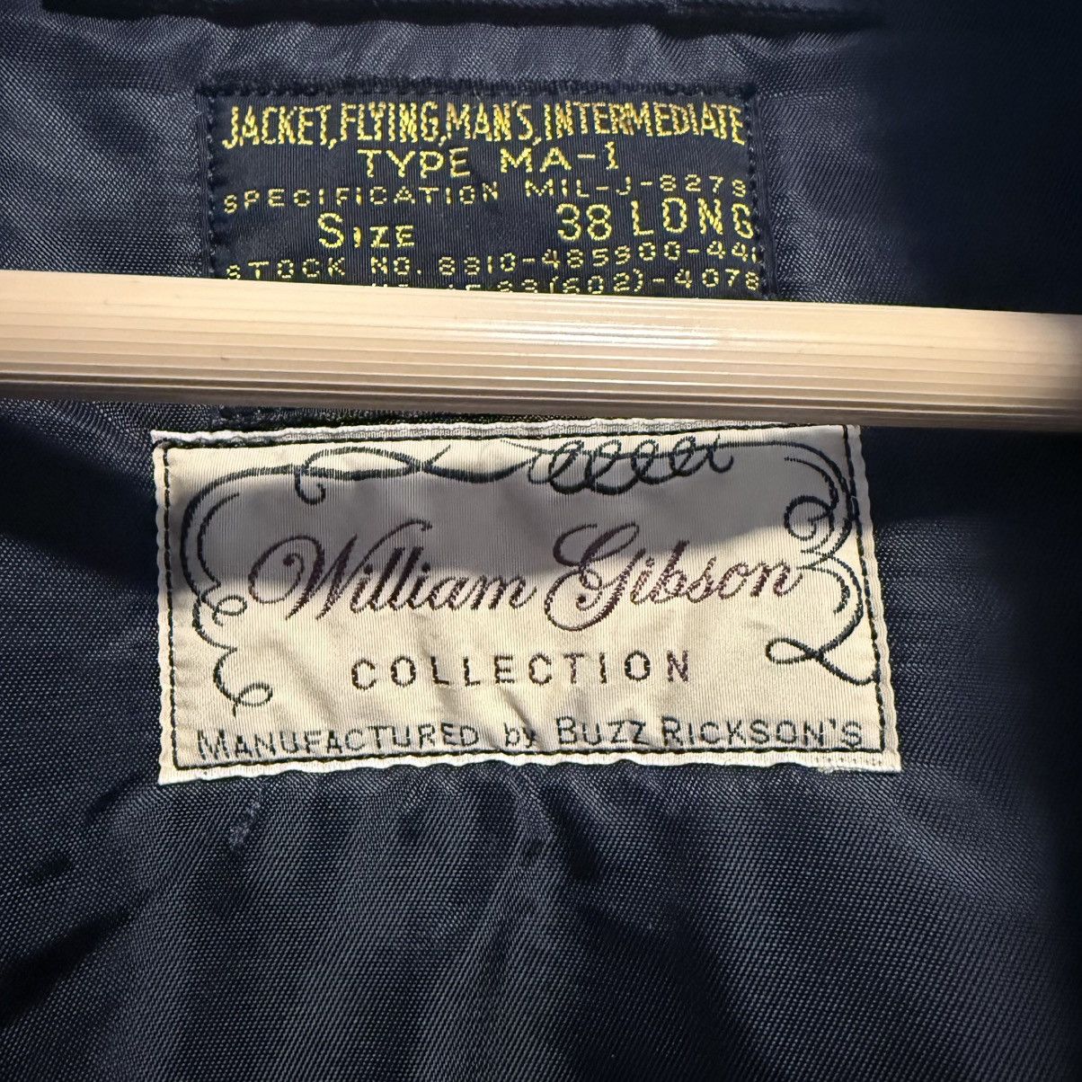 Buzz Rickson's William Gibson MA-1 Bomber Jacket - Size 38L - Made in Japan Size US M / EU 48-50 / 2 - 3 Thumbnail