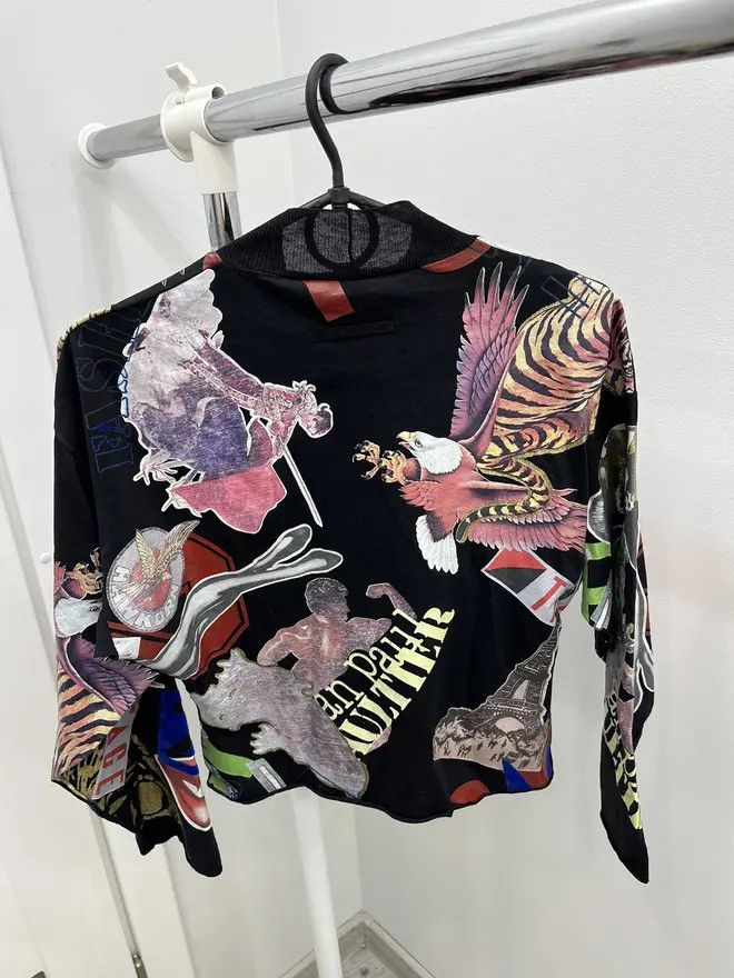 Jean Paul Gaultier Archive 1987 Jean Paul Gaultier Equator Cotton Blouse Size S / US 4 / IT 40 - 2 Thumbnail
