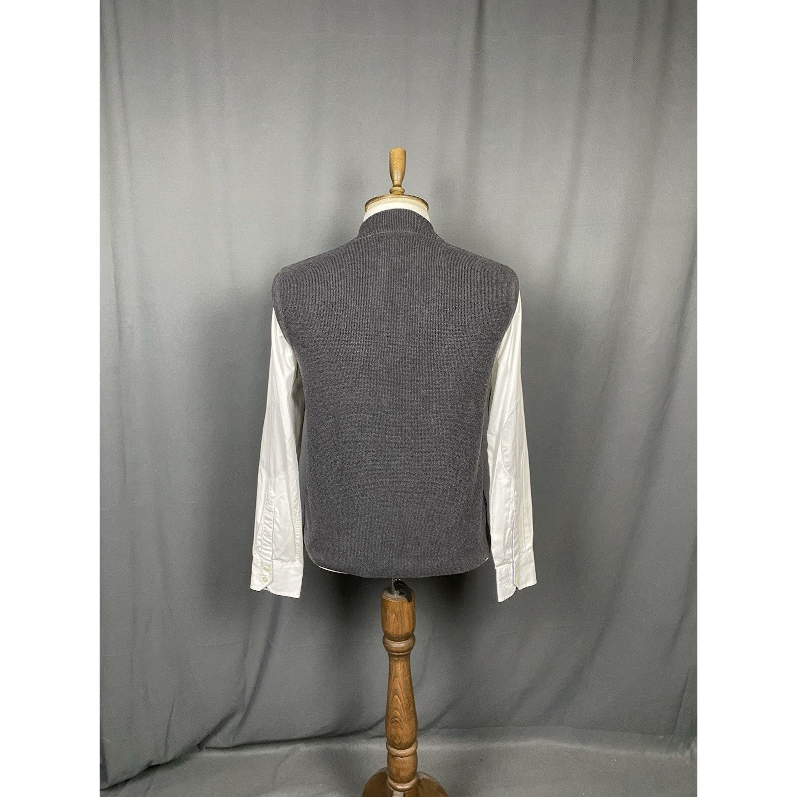 Barbour Barbour Men's Green Gray Quilted Padded Vest Gilet Size M Size US M / EU 48-50 / 2 - 7 Thumbnail