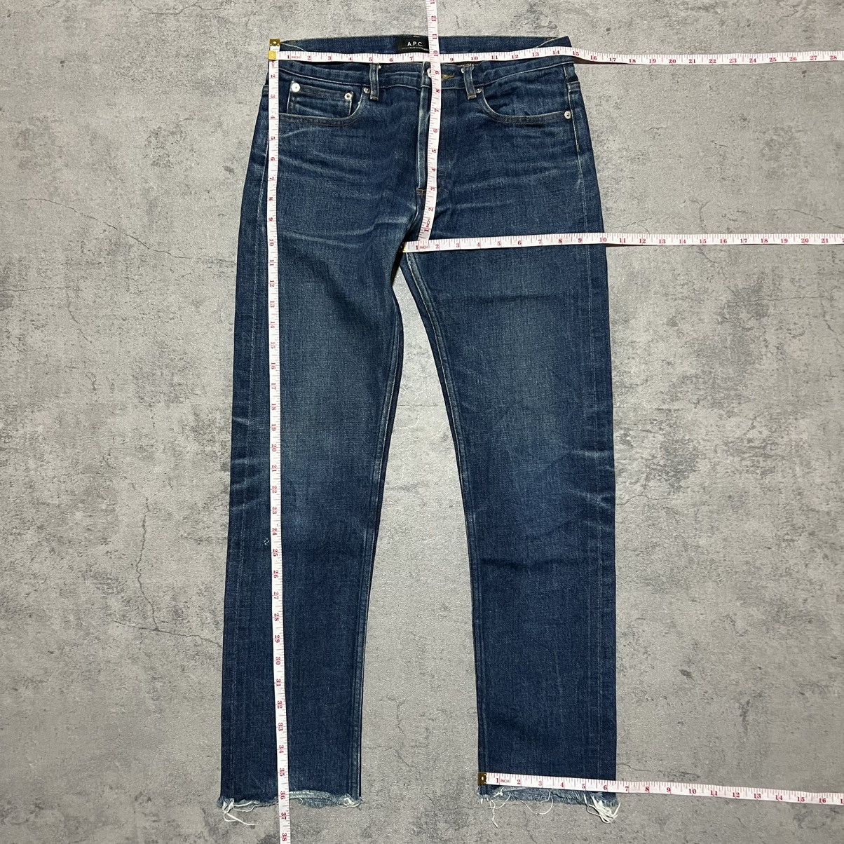 A.P.C. A.P.C. Petit New Standard 'Butler' Japanese Selvedge Denim Size US 30 / EU 46 - 9 Thumbnail