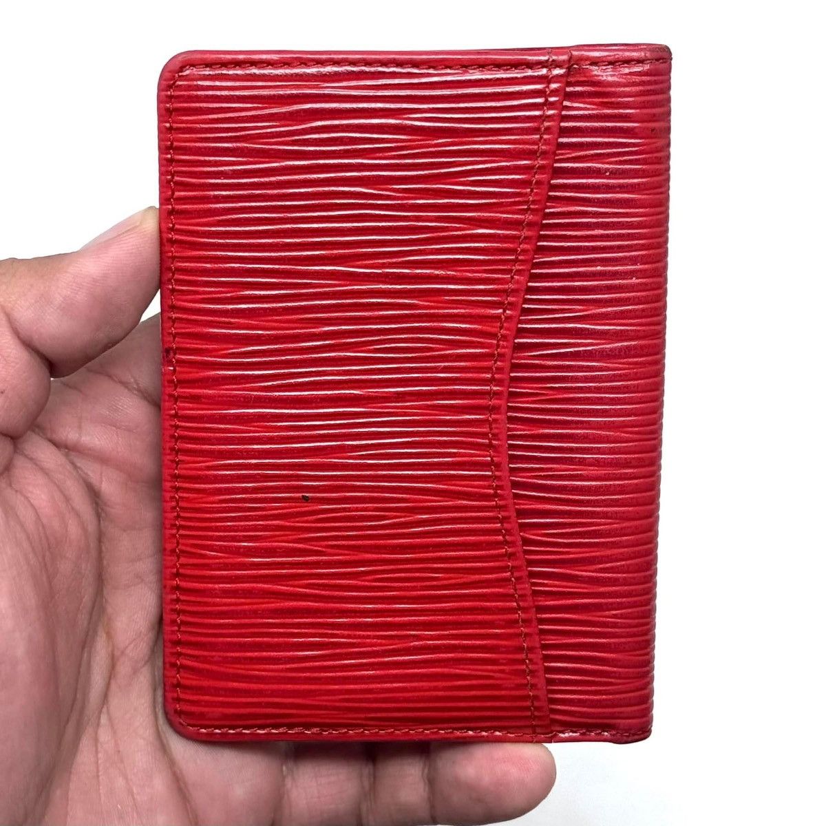 Louis Vuitton Louis Vuitton Red Epi Leather Pocket Organizer Size ONE SIZE - 5 Thumbnail