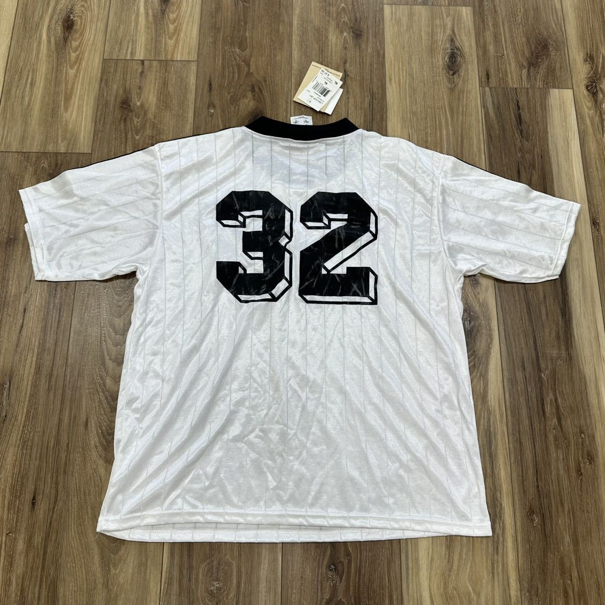 Adidas New Vintage 1998 Adidas Liga Cup Soccer Jersey #32 White XL Size US XL / EU 56 / 4 - 2 Thumbnail
