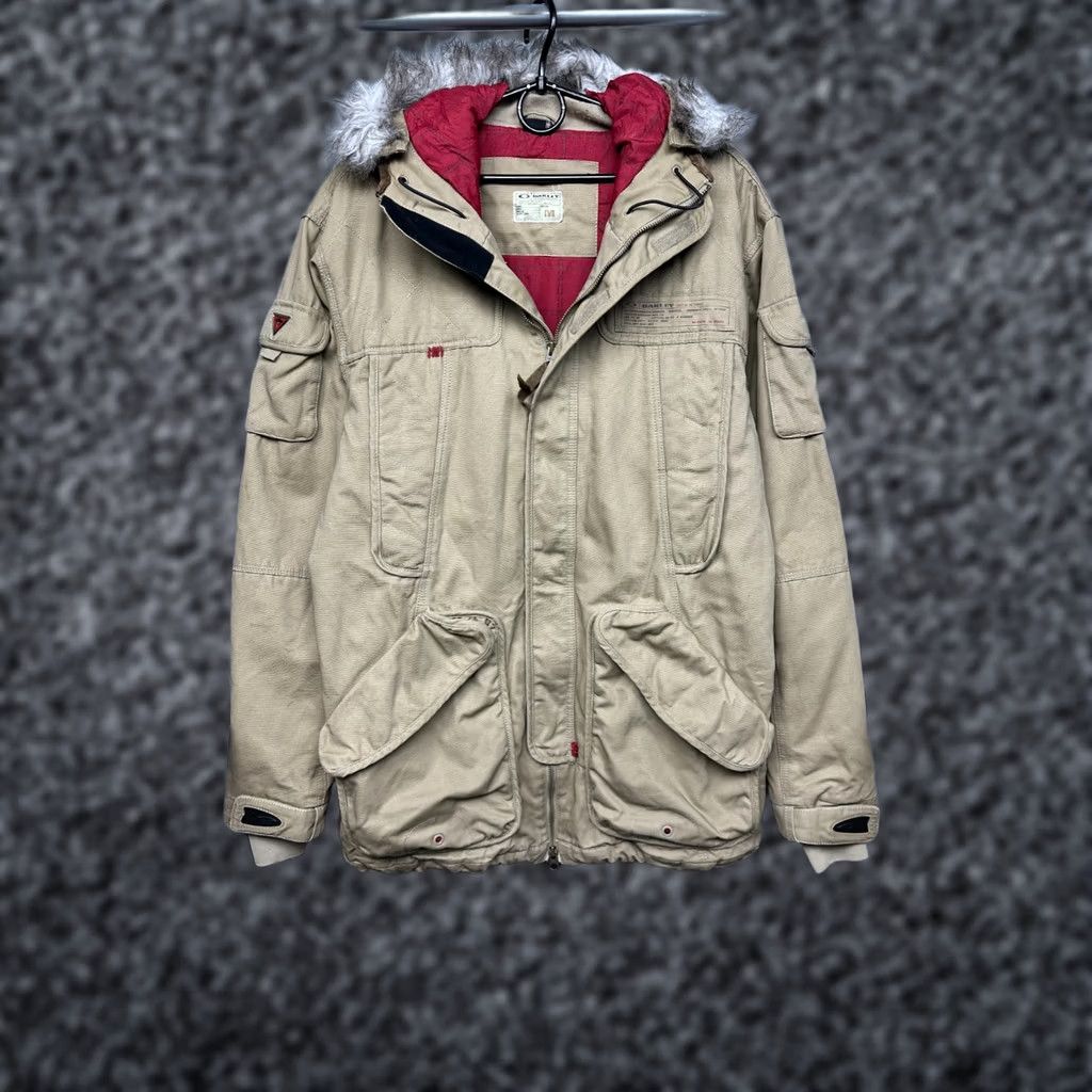 Oakley Oakley Jacket Men Parka Beige Size M Army Green Size US M / EU 48-50 / 2 - 1 Thumbnail
