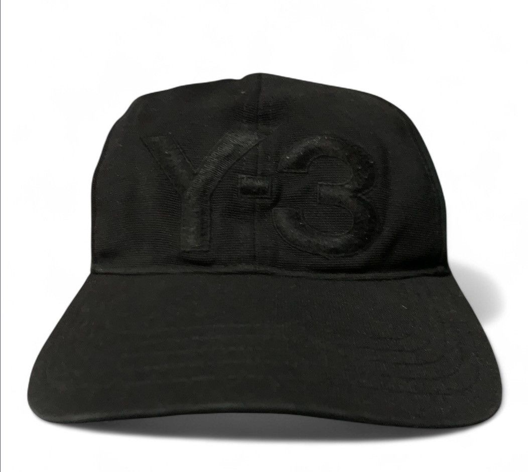 Yohji Yamamoto Y-3 x Adidas Flocking Baseball Cap Size ONE SIZE - 1 Thumbnail