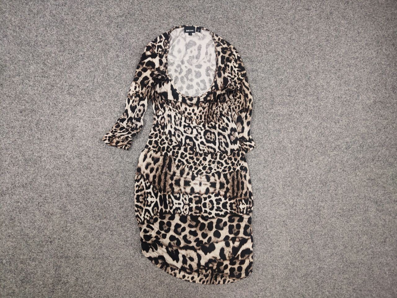 Just Cavalli Vintage Just Roberto Cavalli Leopard Print Midi body Dress Size S / US 4 / IT 40 - 5 Thumbnail