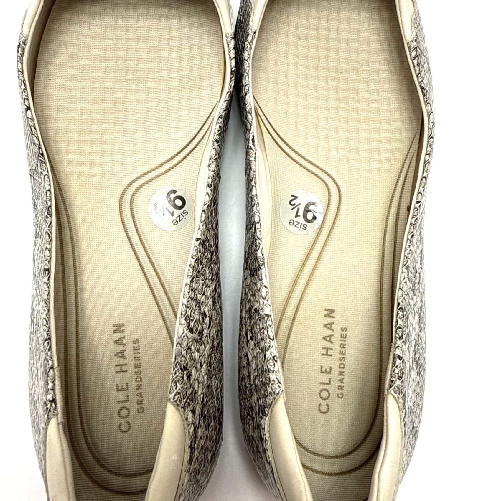 Cole Haan Cole Haan Grand Women’s Flat Shoes Viper Pointed Toe Ballet Multicolor Leather 9.5 Womens Size US 10 / IT 40 - 5 Thumbnail