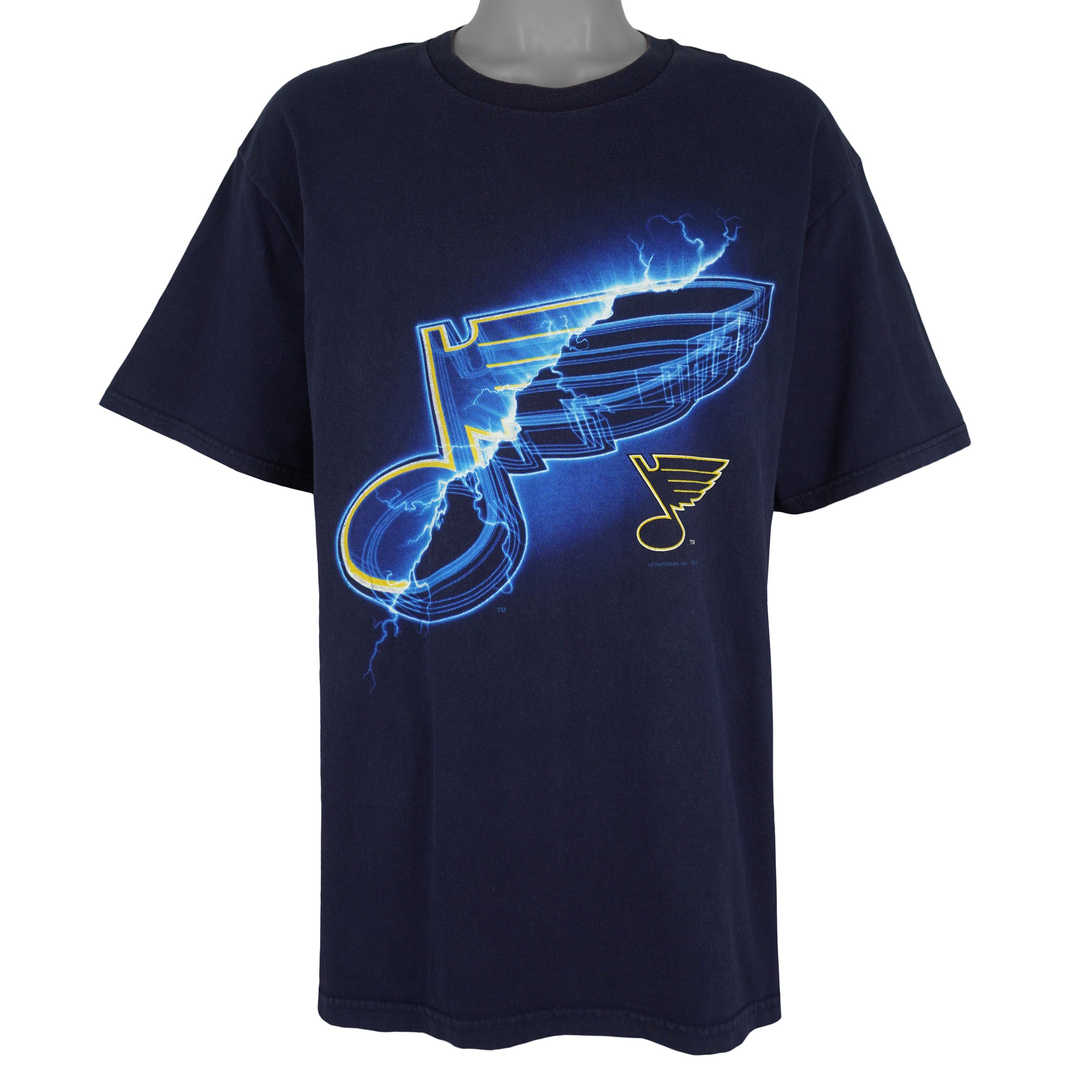 NHL - St. Louis Blues Lightning T-Shirt 1990s