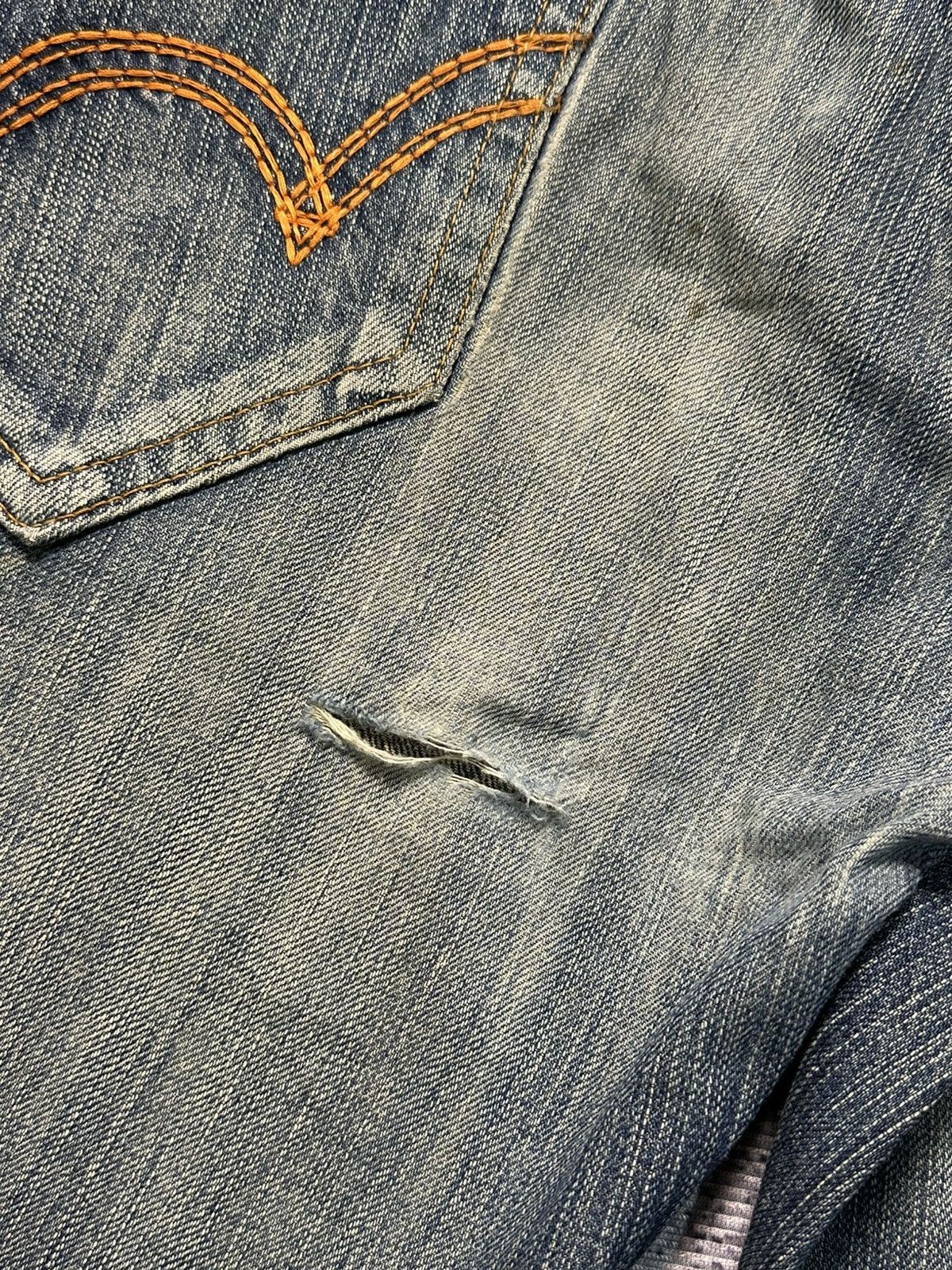 Edwin Edwin 503 Blue Trip Washed Bobcut Denim Size US 32 / EU 48 - 19 Thumbnail