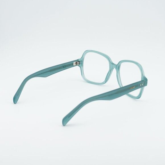Celine Celine CL50148I 093 Eyeglasses Light Green 53mm Square Frame Size ONE SIZE - 9 Thumbnail